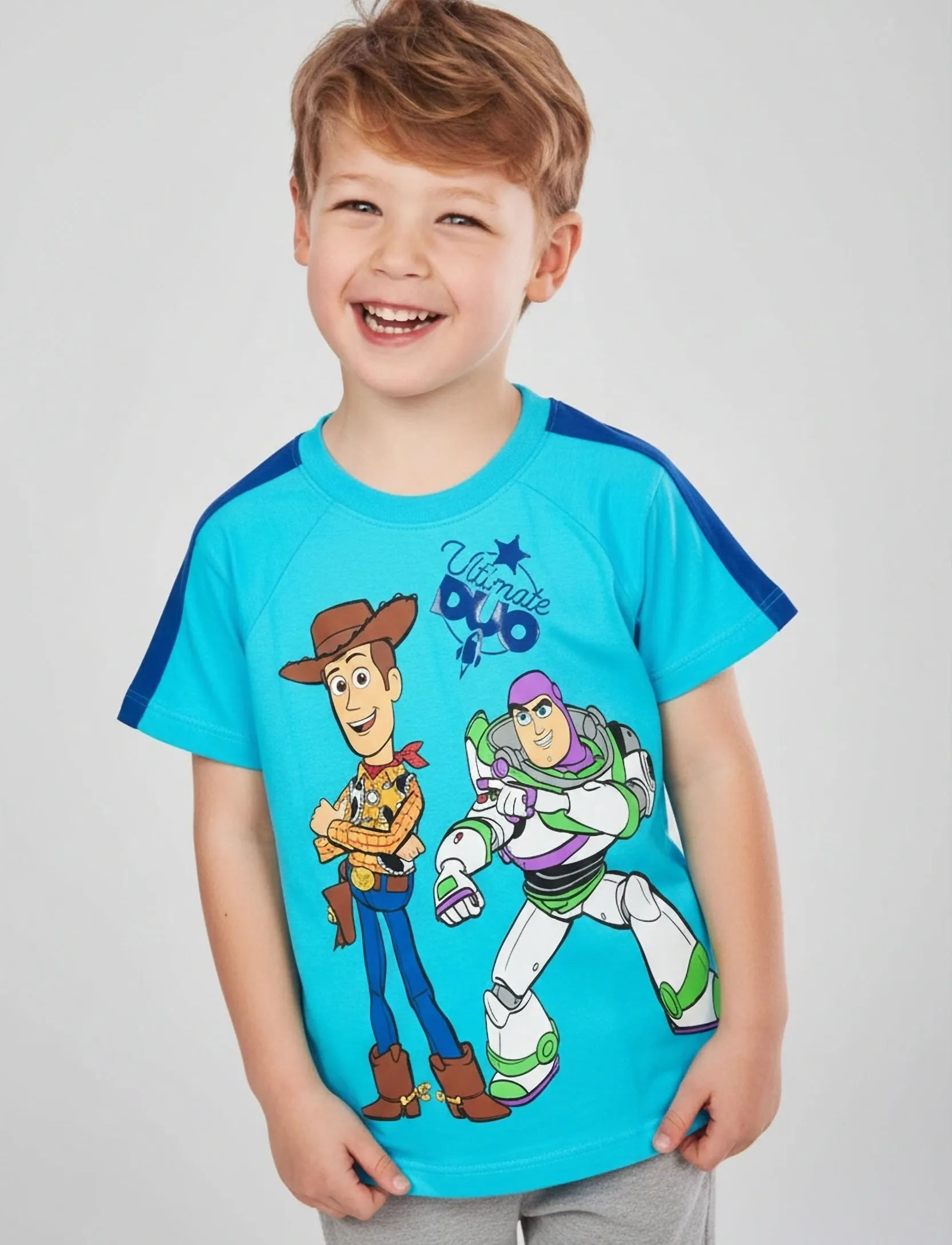 Toy Story Tshirt, 128, Blue, T-Shirts > Kortærmede, Børn