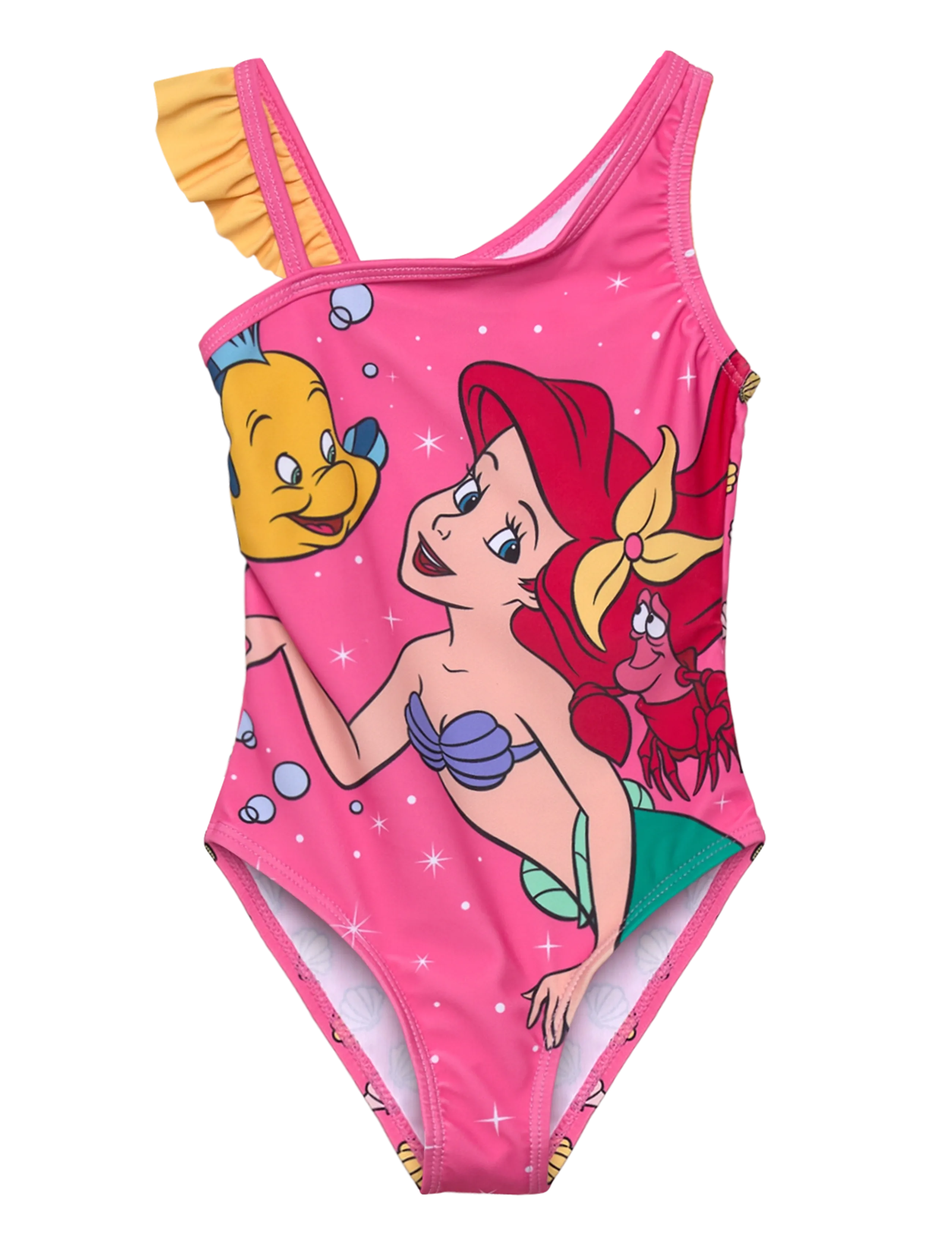 Princesses Swimwear, Børn, Børne Ariel Badedragt, Pink, Str: 98