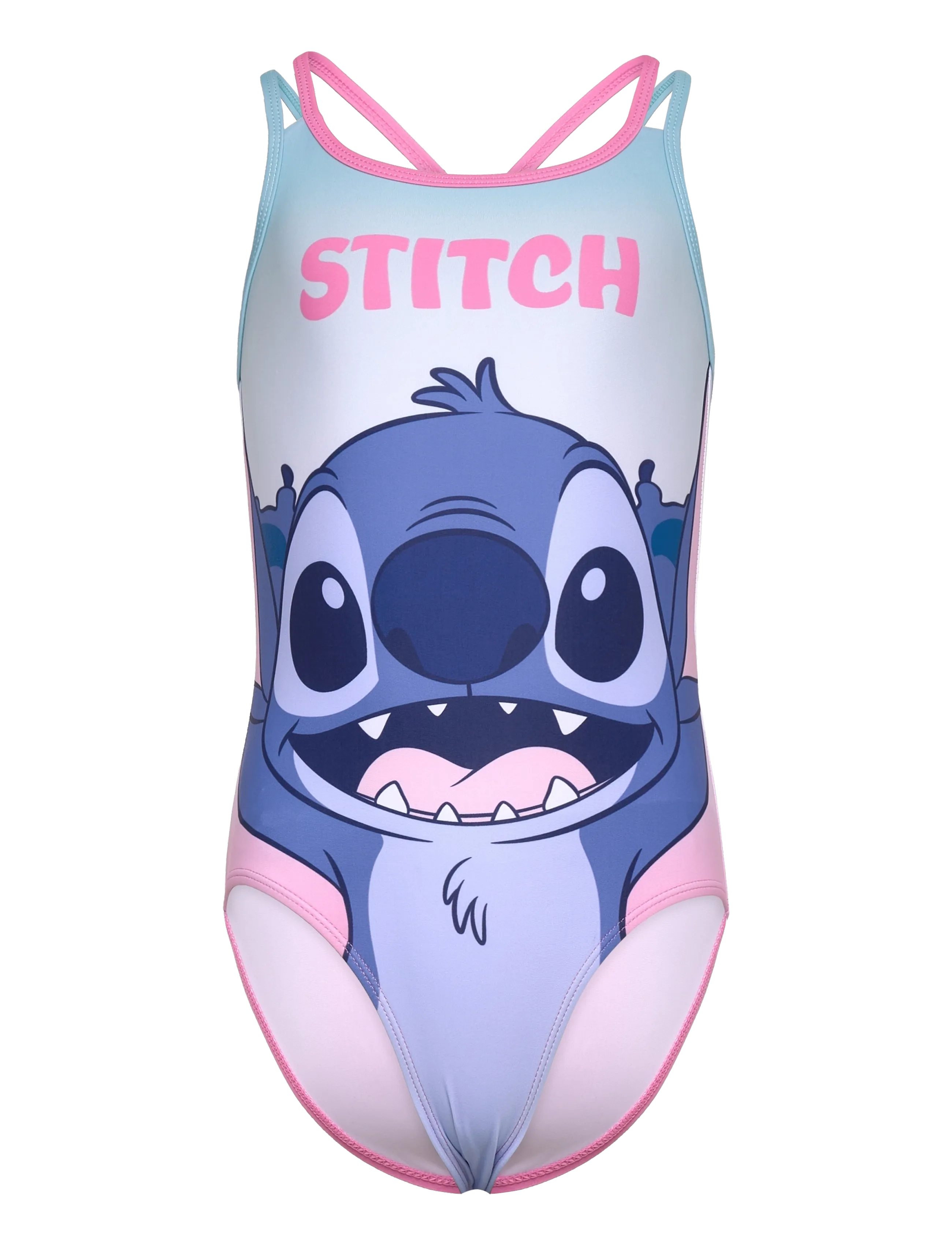 Lilo & Stitch Swimwear, Børn, Børne Badedragt, Blå, Str: 104