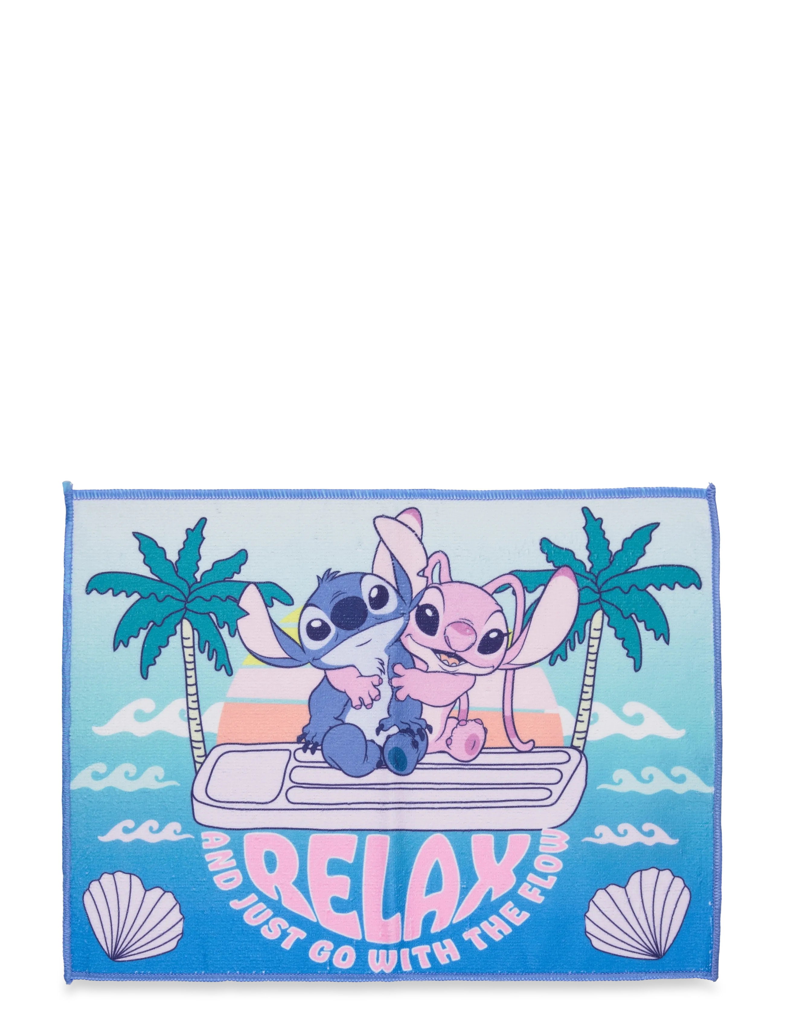 Lilo & Stitch Towel, 40X30 cm, Blue, Sportsudstyr > Svømmetilbehør, Børn