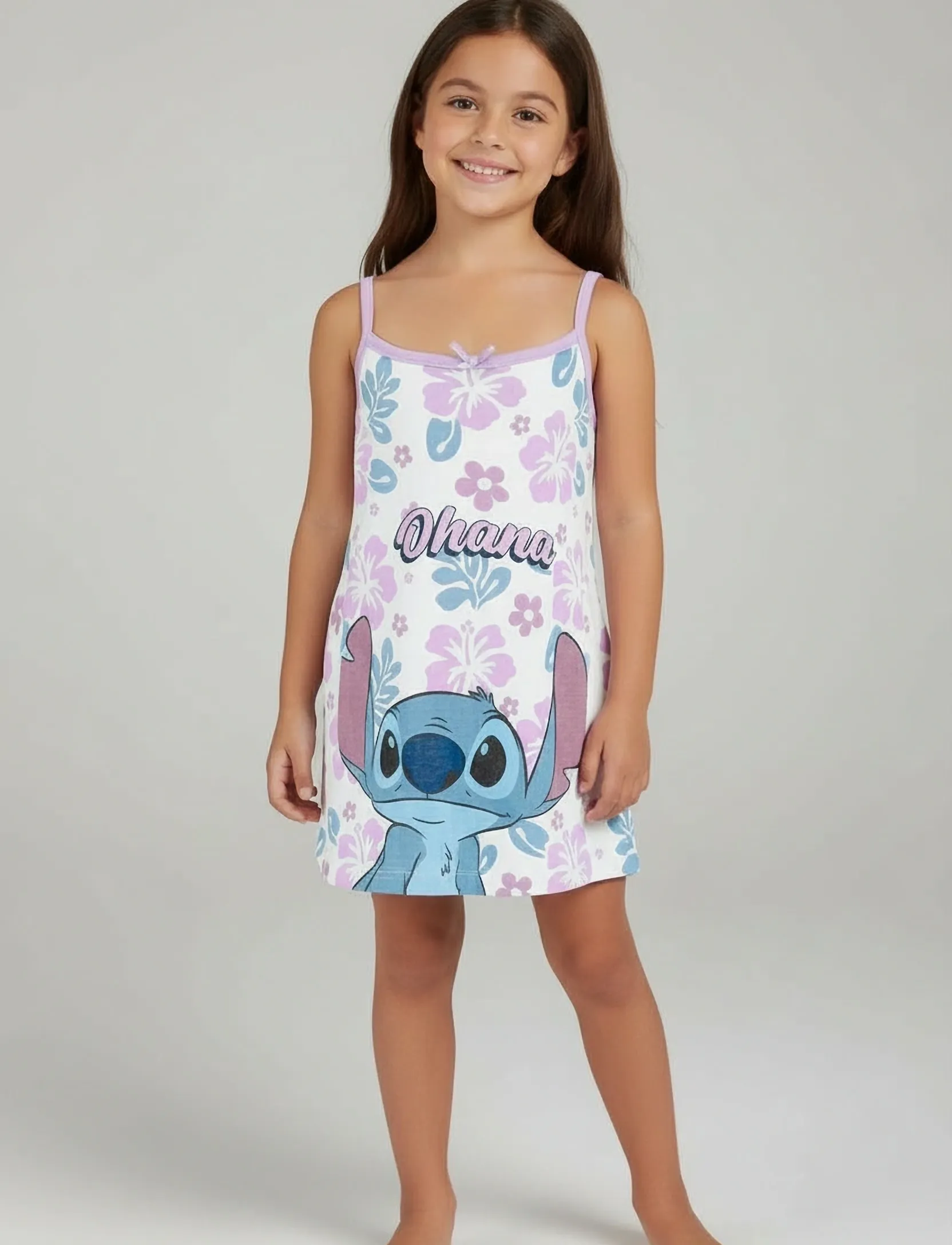 Lilo & Stitch Nightdress, 104, White, Pyjamas > Natkjoler, Børn