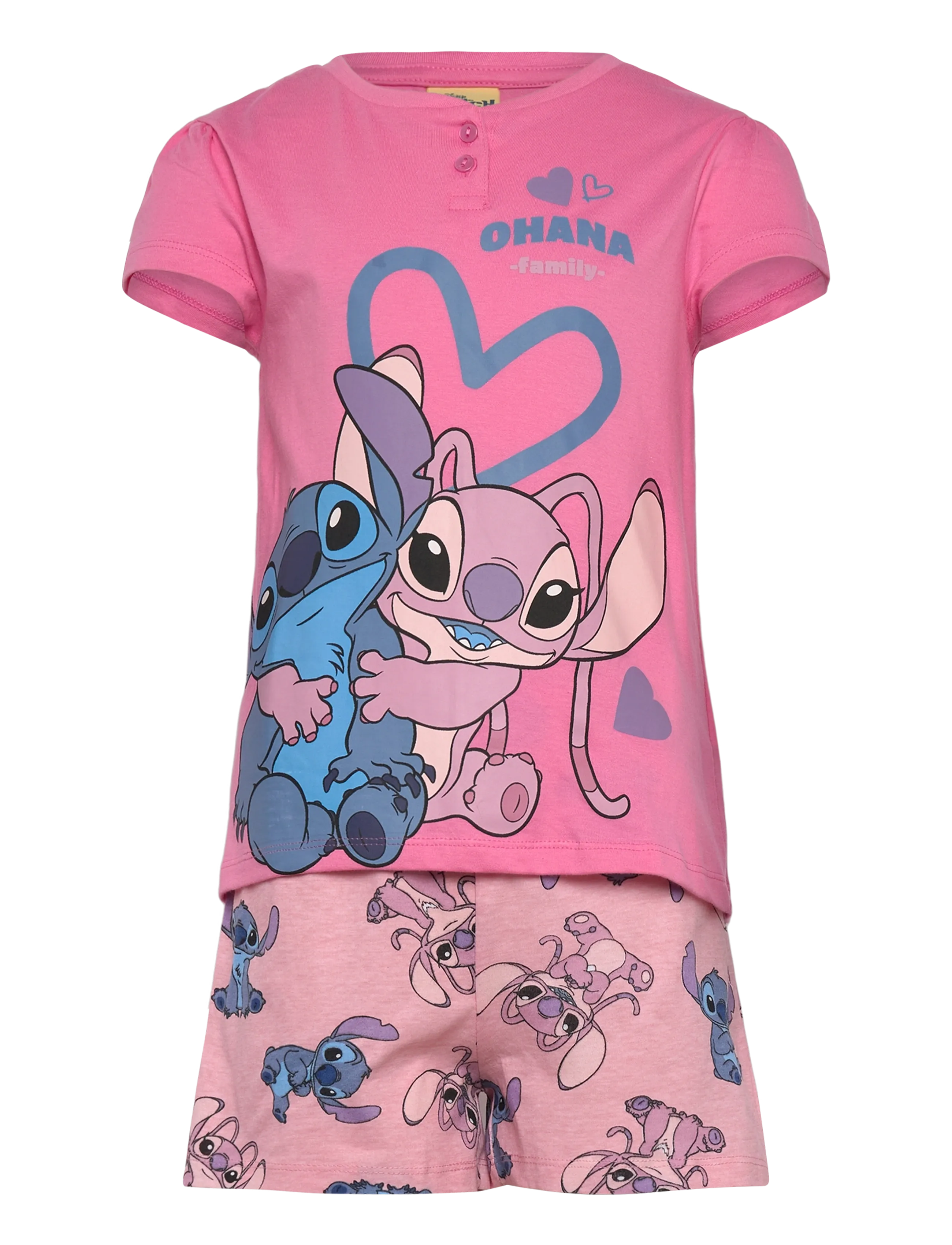 Lilo & Stitch Pyjama, 98, Pyjamas, Rosa - Pyjama Sets, Kinder