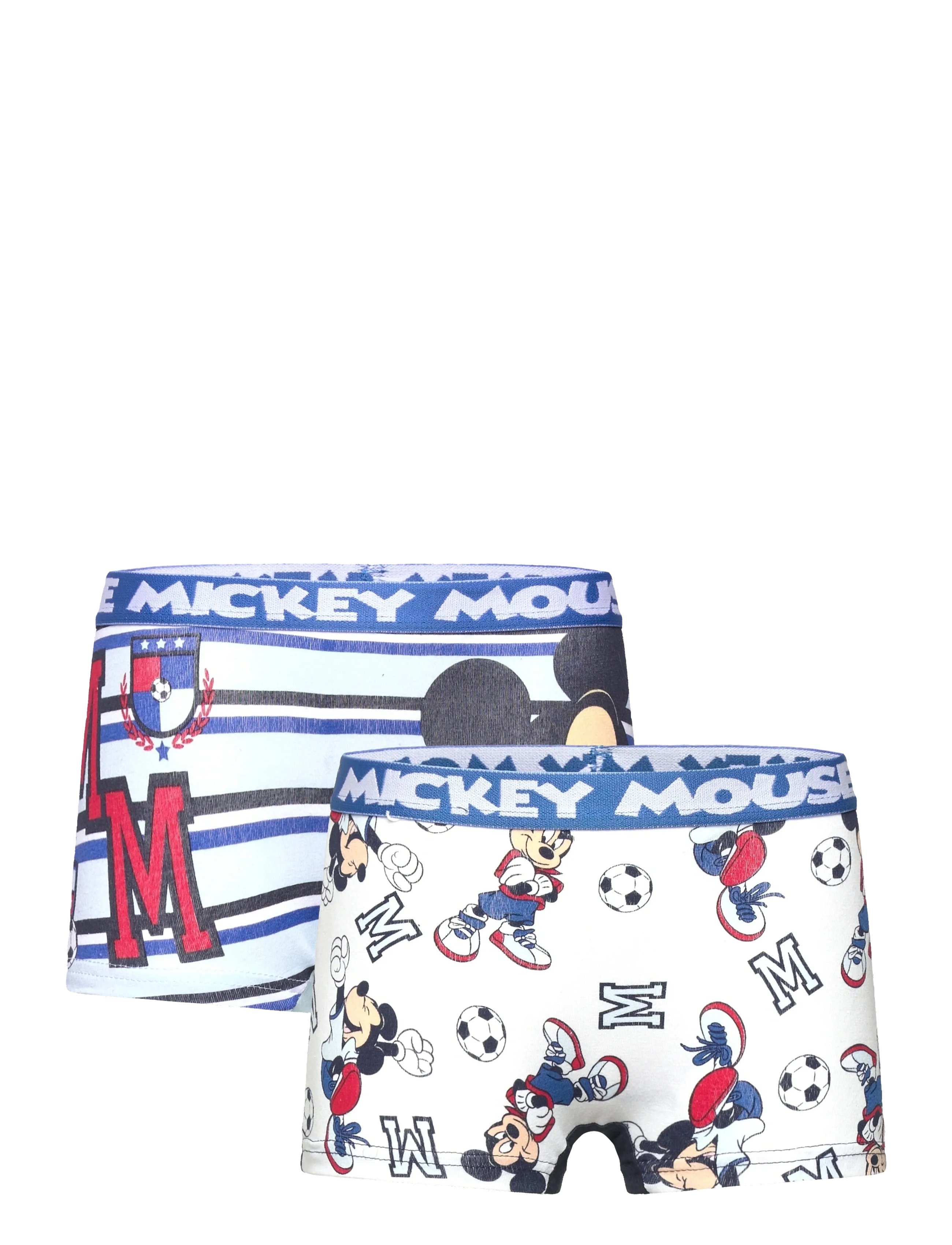 Mickey Mouse Boxer, Børn, Mickey Mouse Printede Boxershorts, Multi/mønstret, Str: 104/110