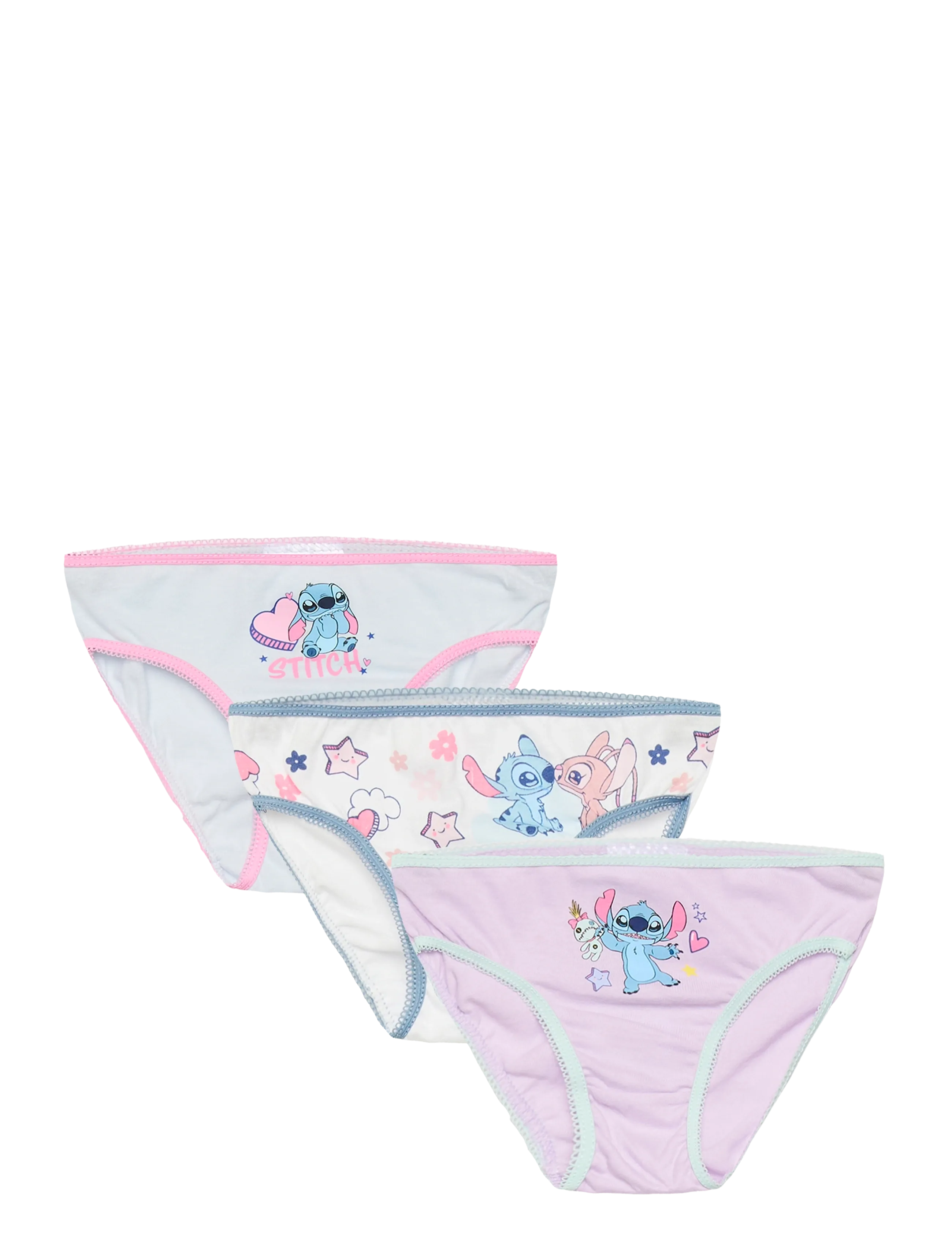 Lilo & Stitch Panties, 98/104, Pink, Undertøj > Undertøjssæt, Børn