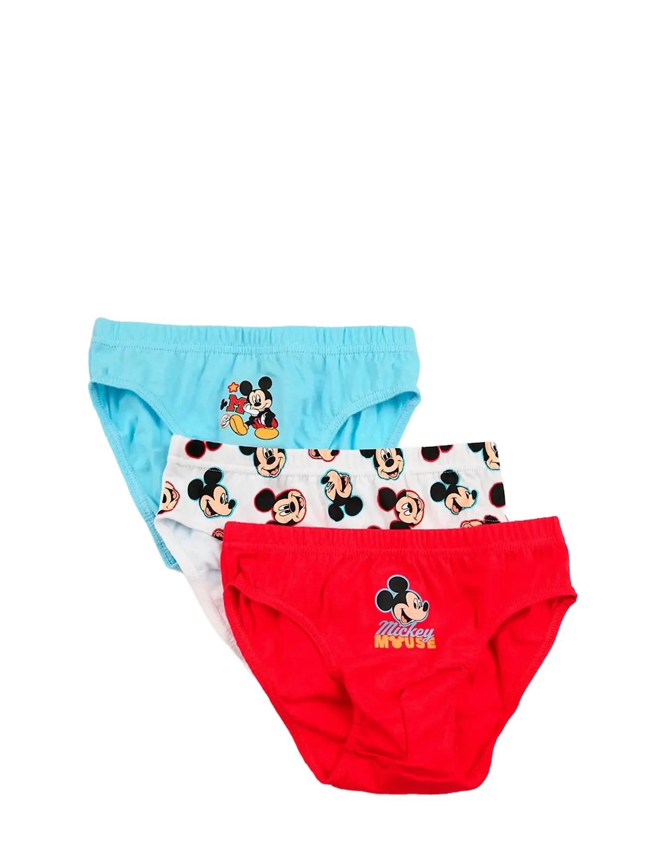 Mickey Mouse Box Of 3 Underwear, 104/110, Mehrfarbig/gemustert - Underpants, Kinder