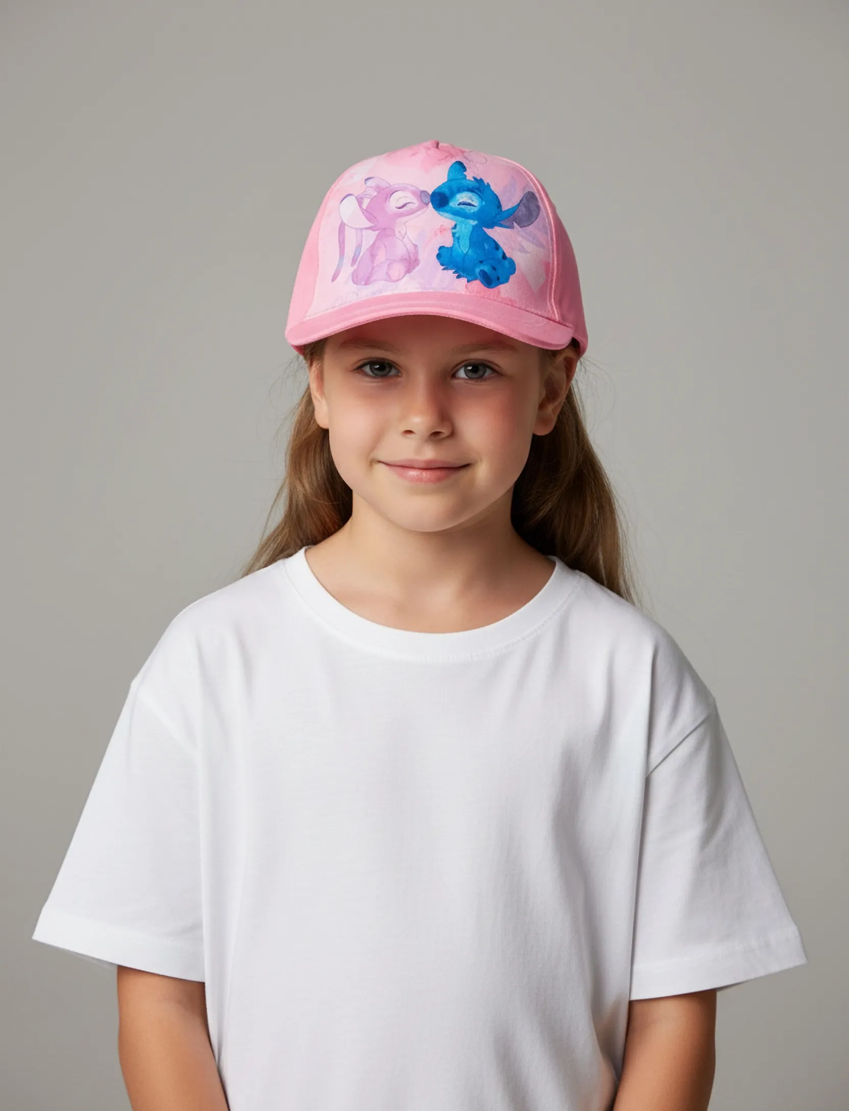 Lilo & Stitch Cap, 52, Headwear, Rosa - Caps, Kinder