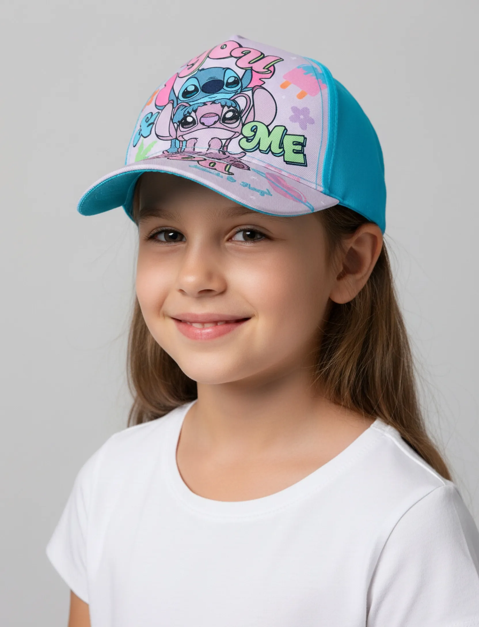 Lilo & Stitch Cap, 54, Headwear, Blau - Caps, Kinder