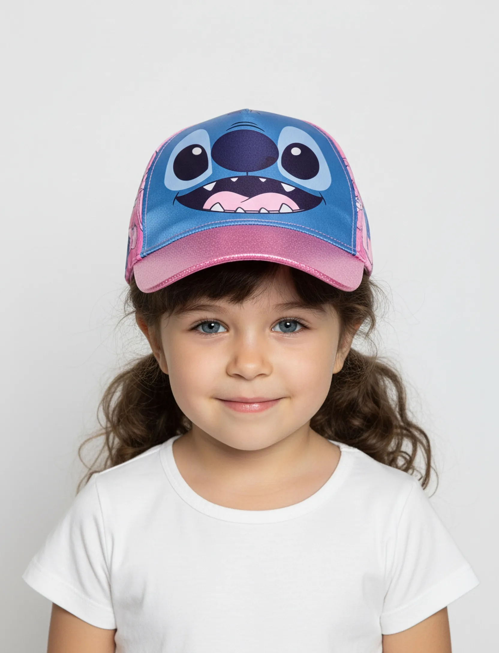 Lilo & Stitch Cap, 54, Headwear, Rosa - Caps, Kinder