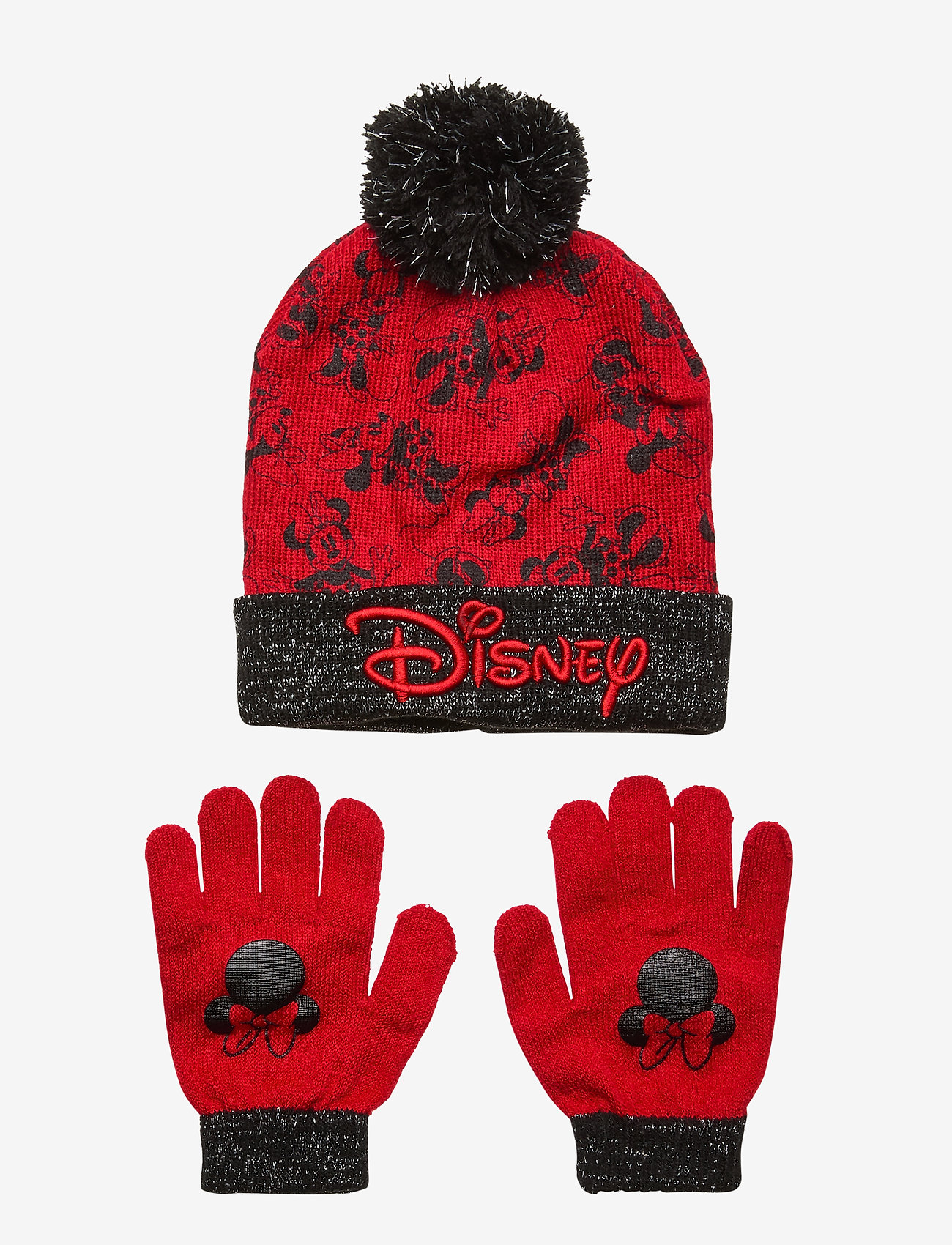 Disney - SET 2 PCS HAT & GLOVES - laagste prijzen - red - 0