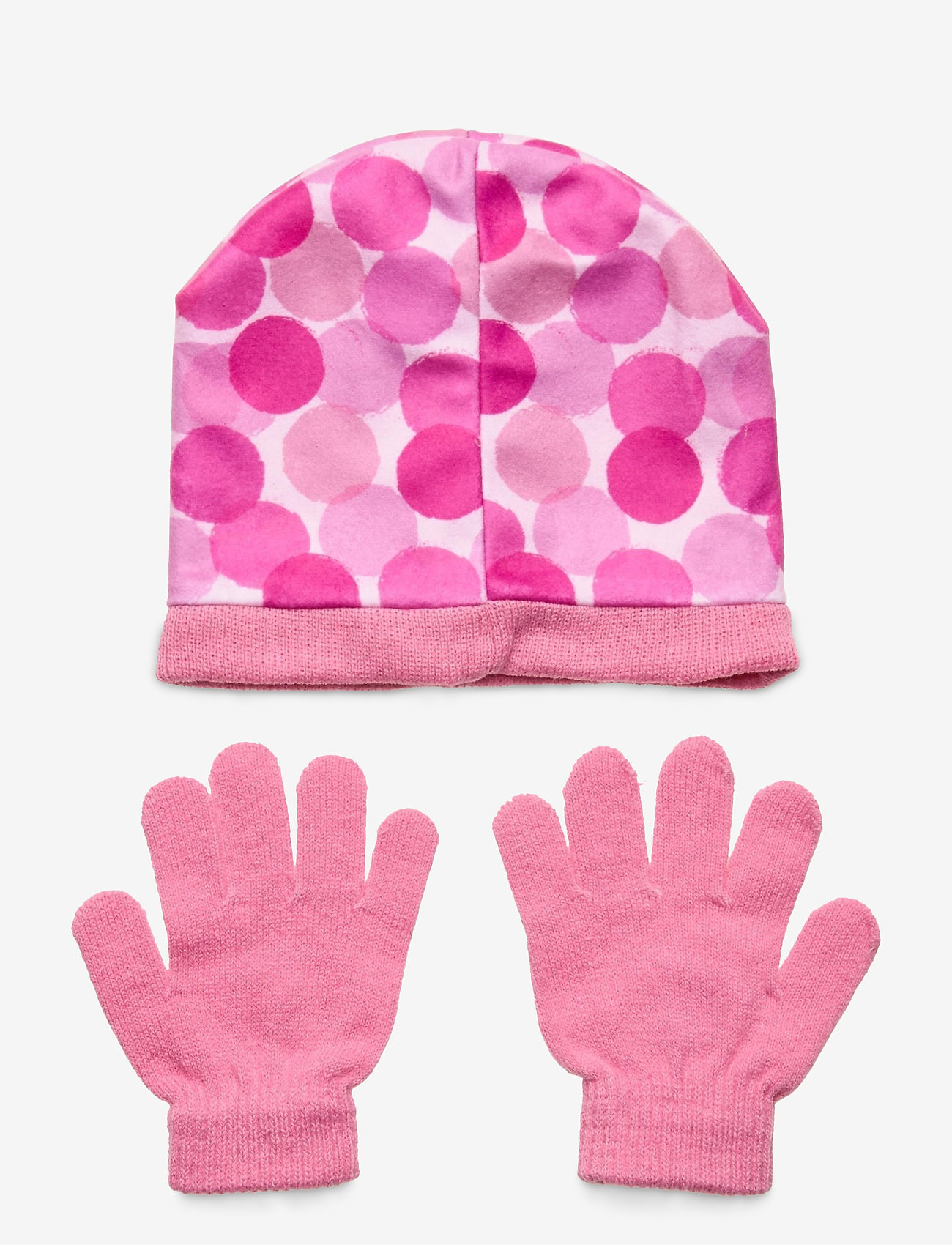 Disney - SET 2 PCS HAT & GLOVES - pink - 1
