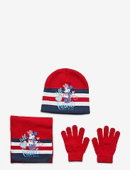 Disney - SET 3 PCS SCARF GLOVES HAT - lowest prices - red - 1