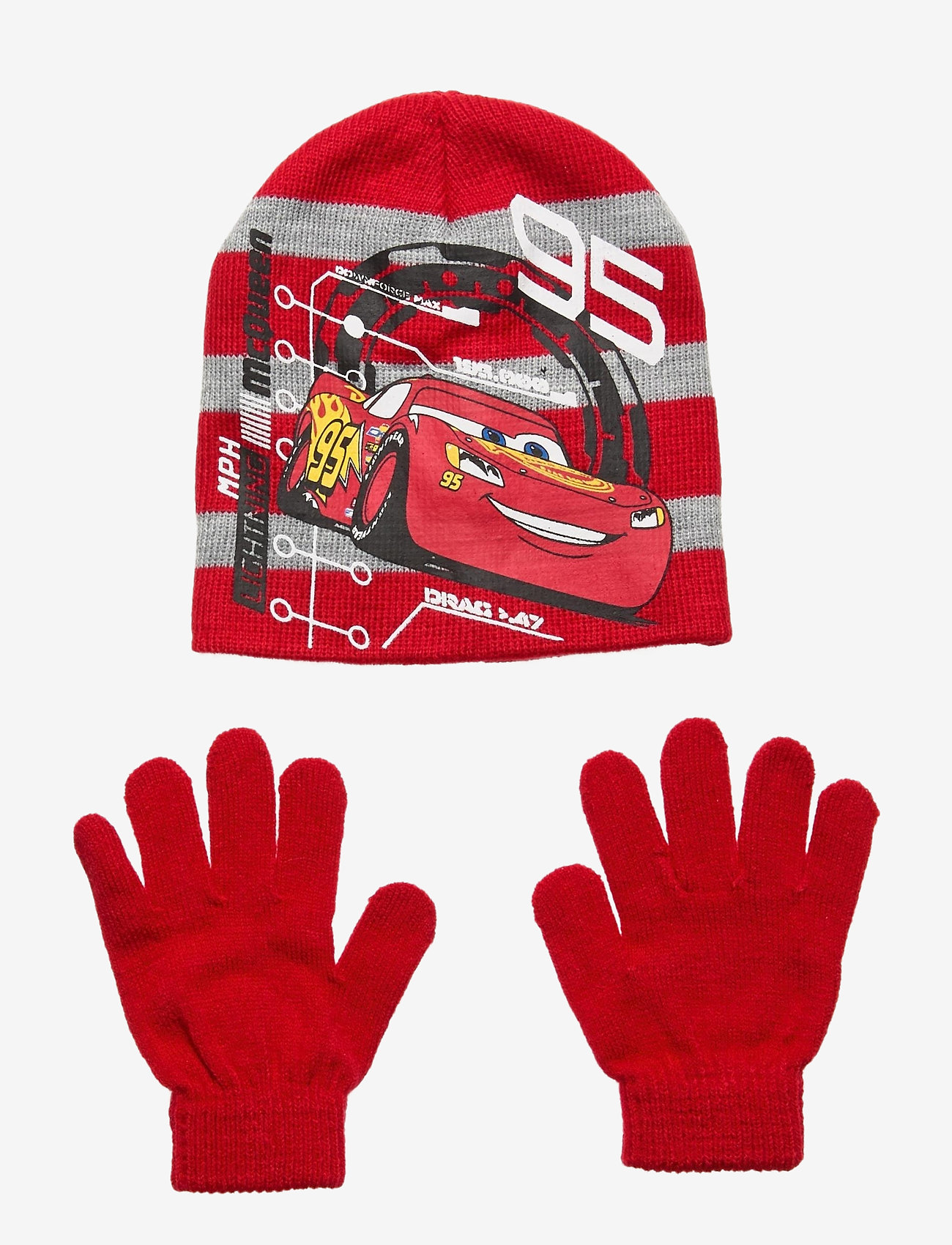 Disney - SET 2 PCS HAT & GLOVES - red - 0