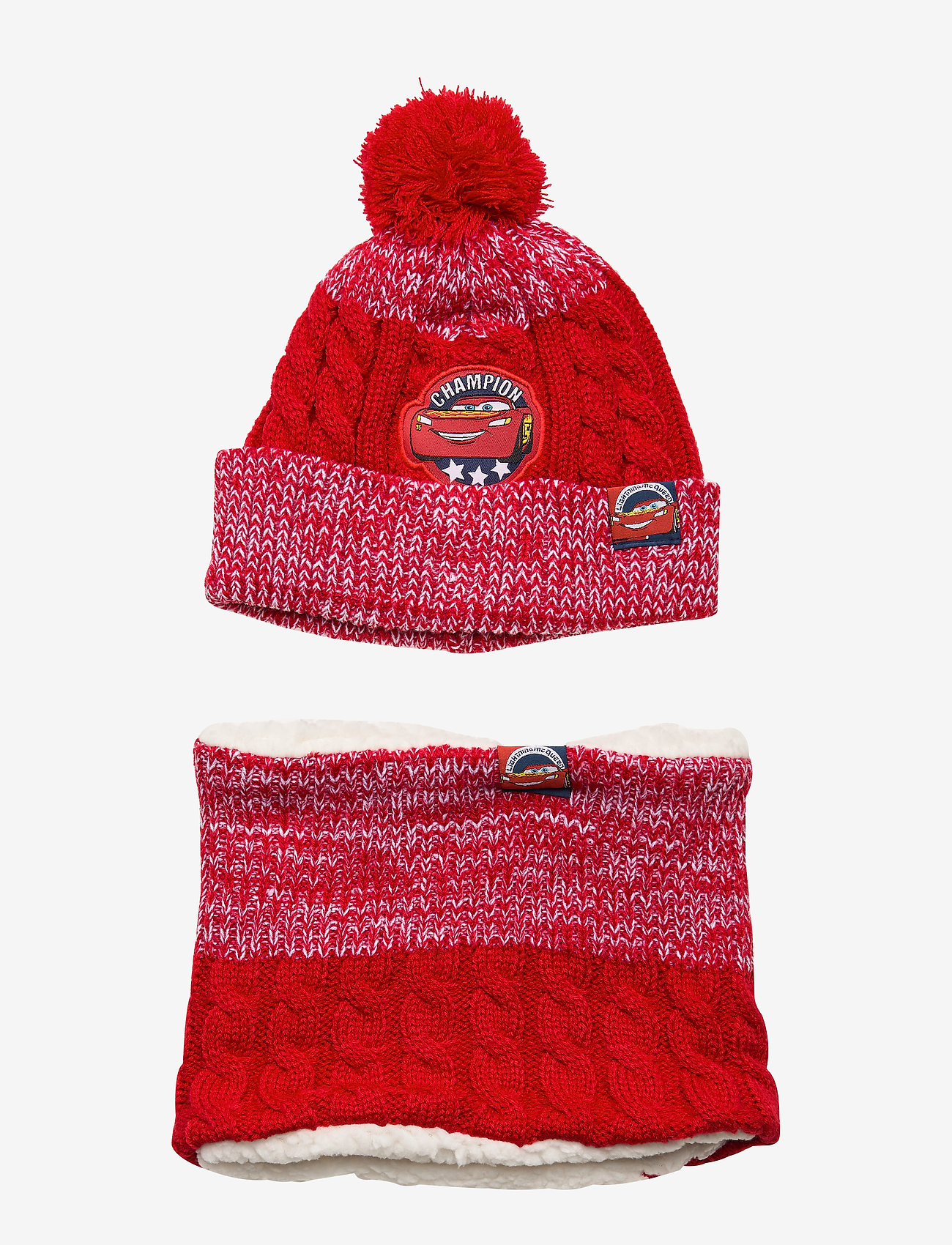 Disney - SET 2 PIECES HAT + COLLAR - red - 0