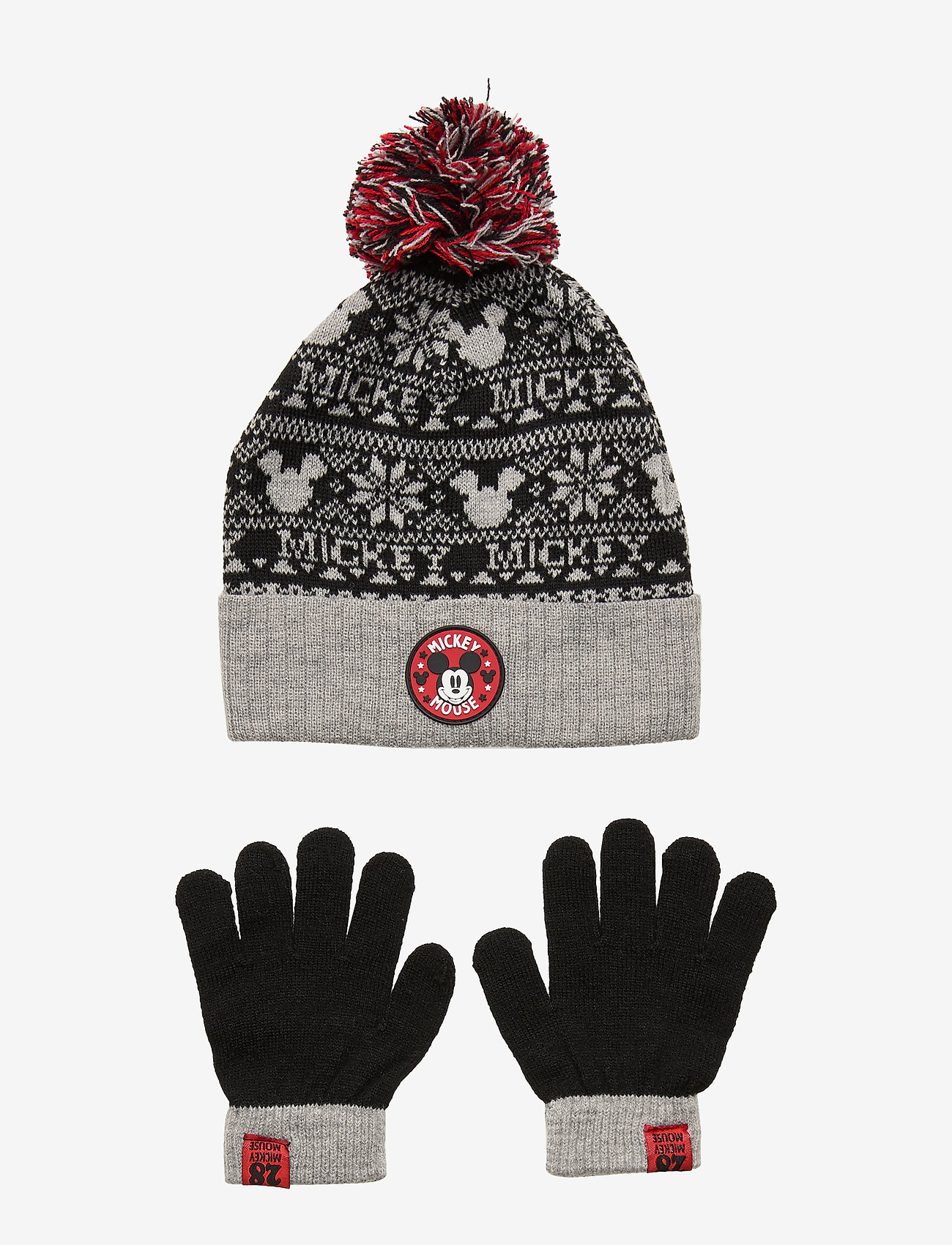 Disney - SET 2 PCS HAT & GLOVES - lgrey - 0