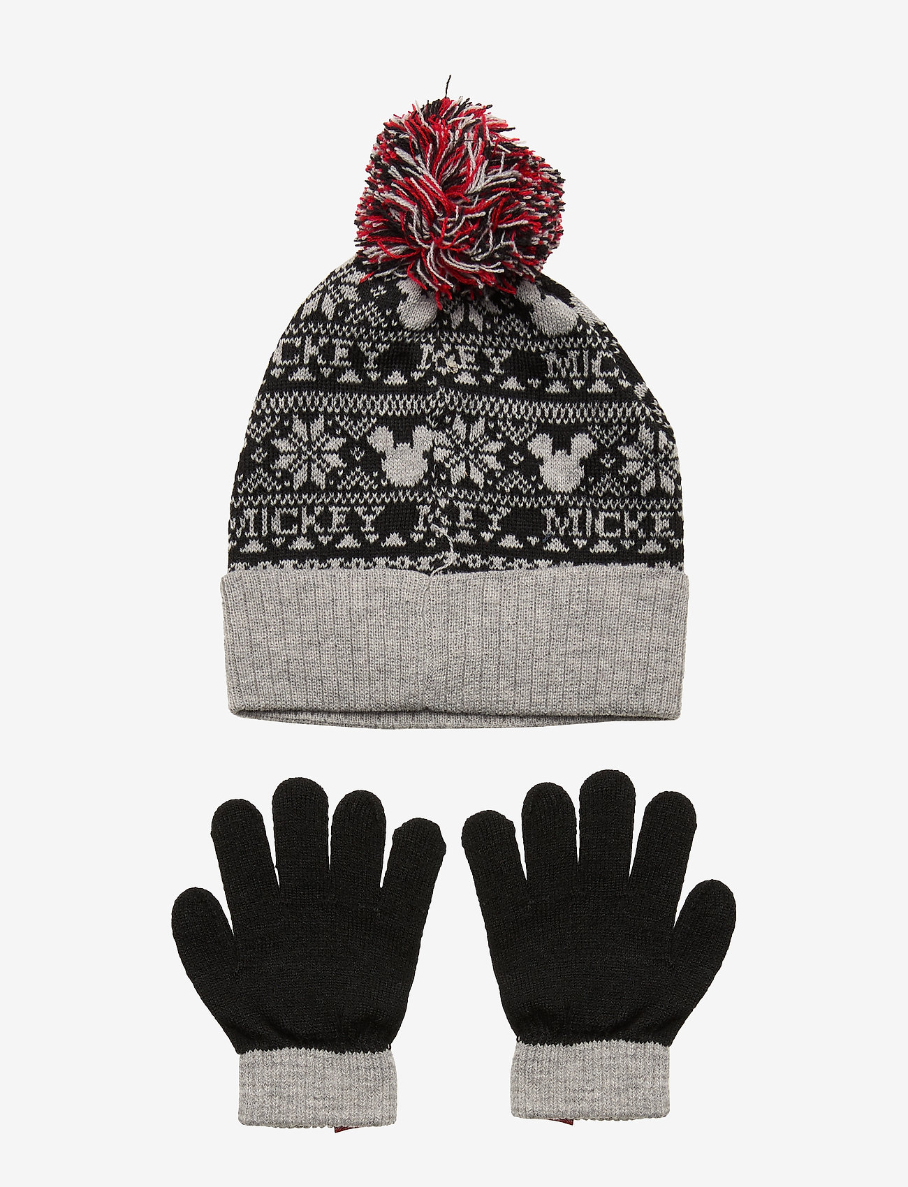 Disney - SET 2 PCS HAT & GLOVES - lgrey - 1