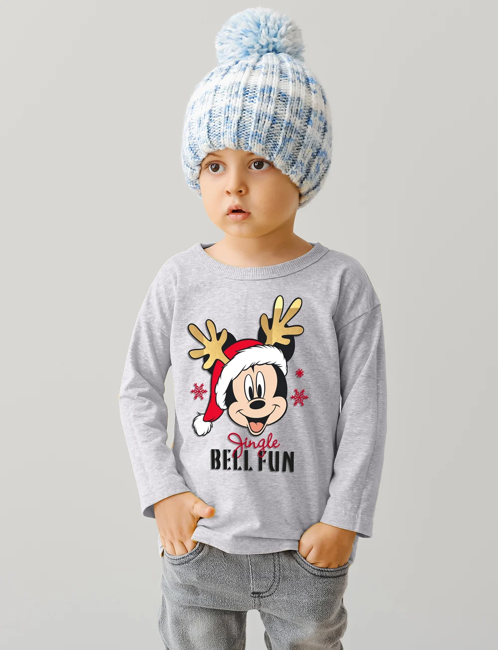 Micky Maus - TSHIRT - langärmelig - light grey - 0