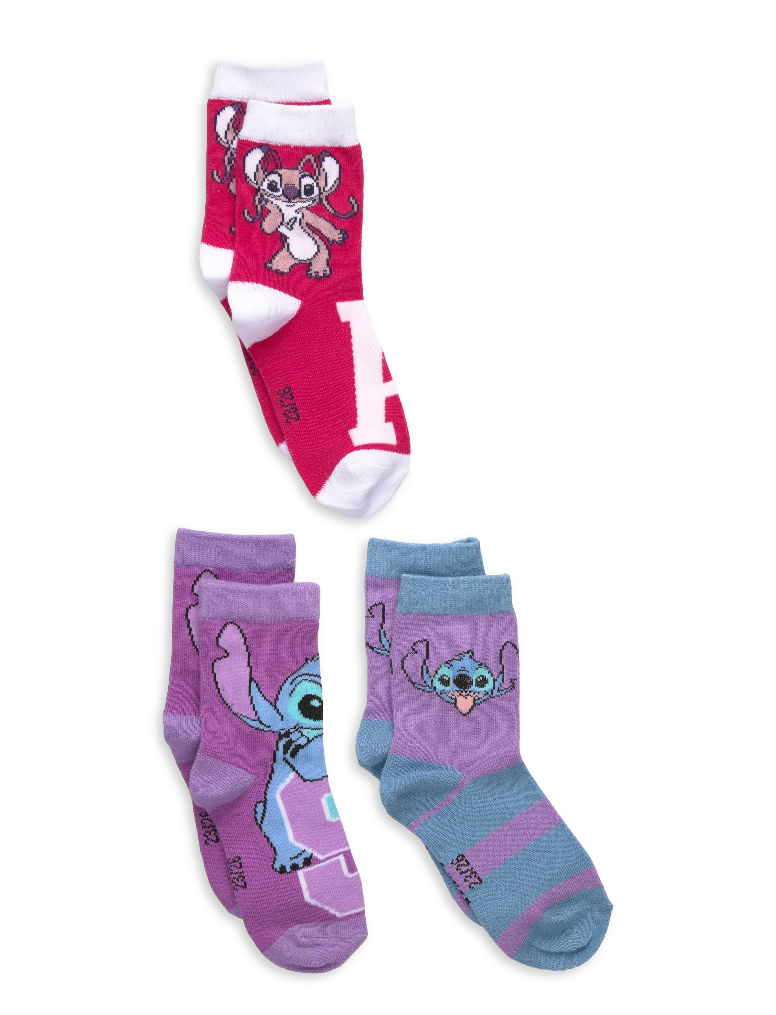 Lilo & Stitch Socks, 23/26, Socken Strumpfhosen, Mehrfarbig/gemustert - Kinder