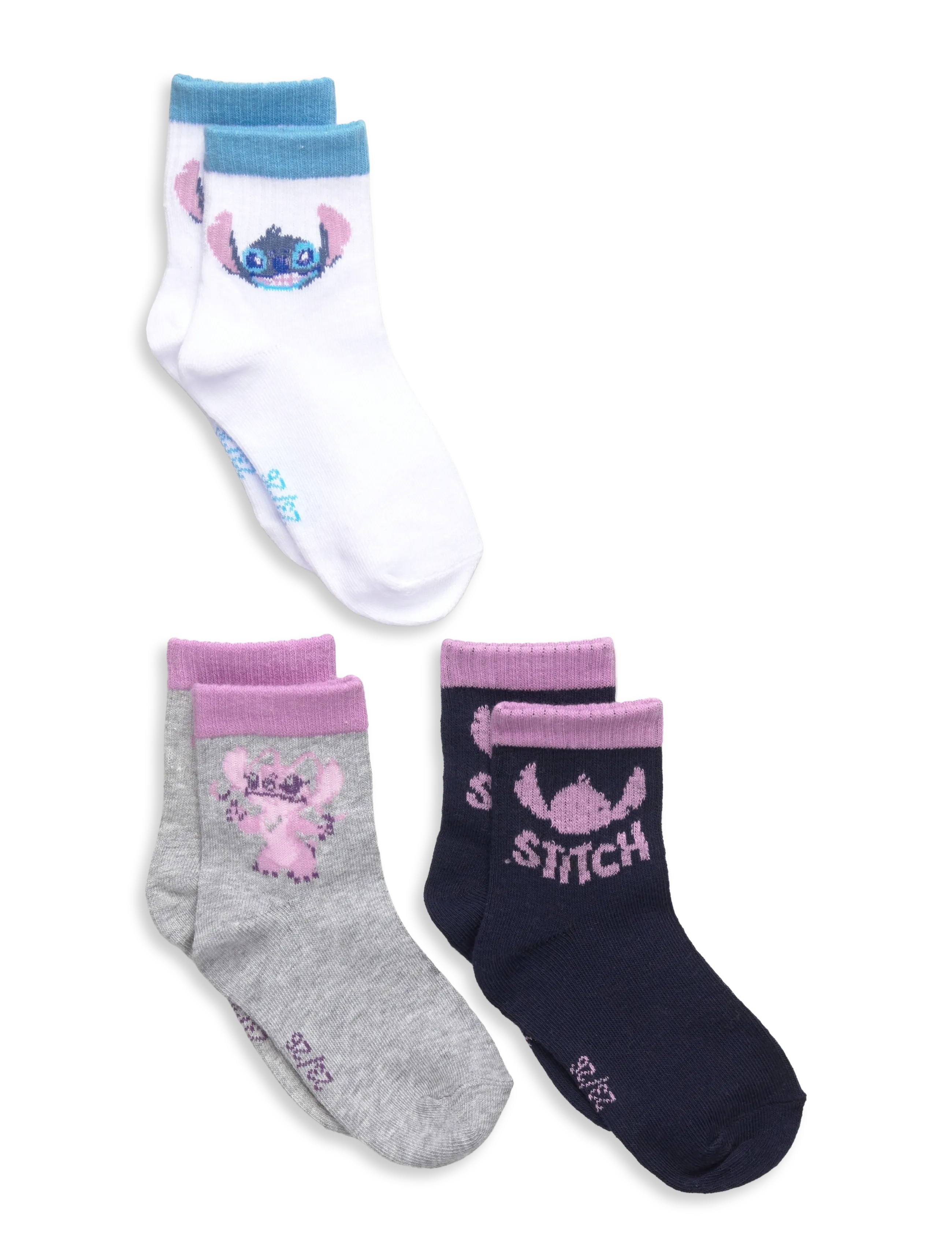 Lilo & Stitch Socks, 23/26, Socken Strumpfhosen, Mehrfarbig/gemustert - Kinder