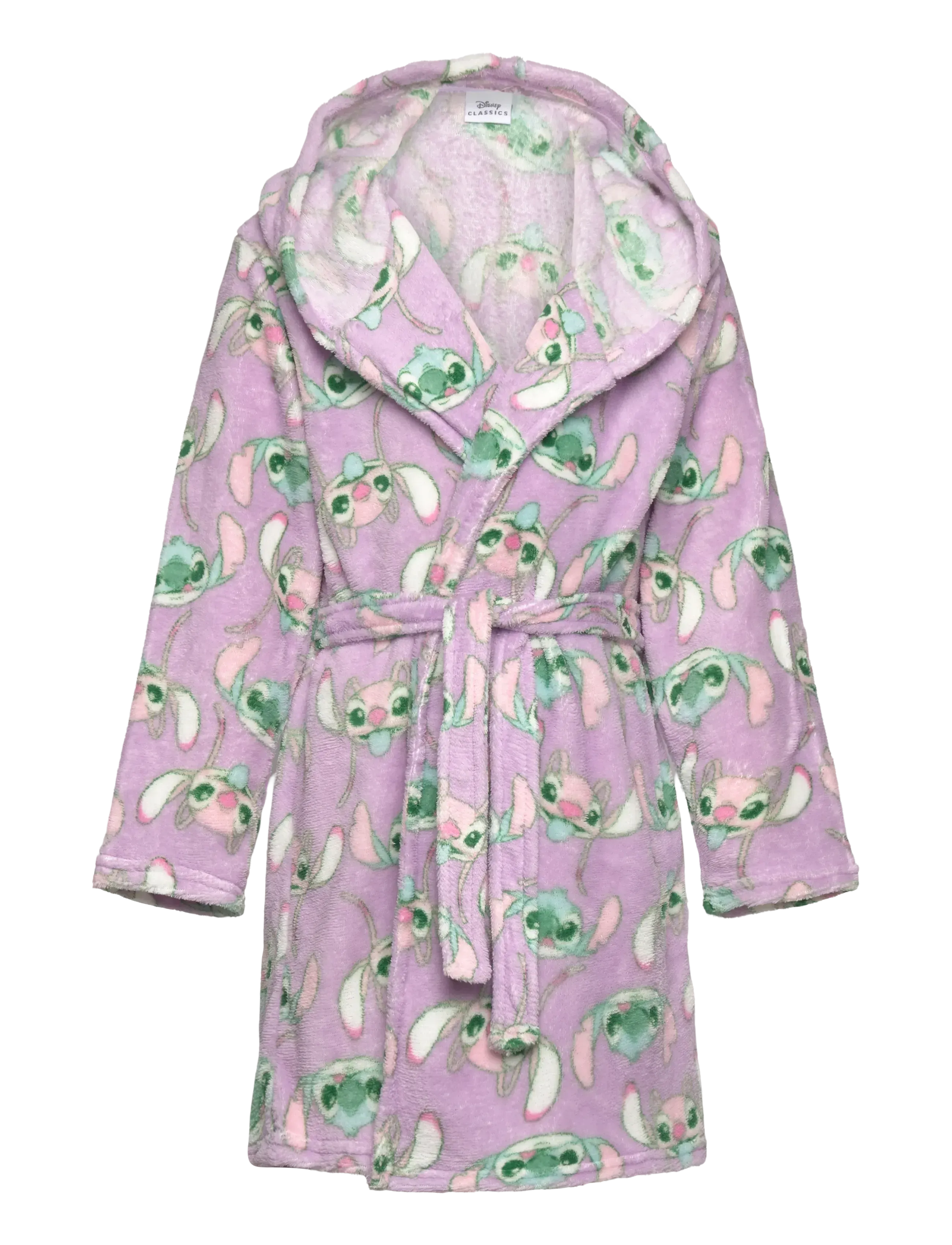Lilo & Stitch Robe De Chambre, Børn, Hætte Badekåbe, Lila, Str: 98