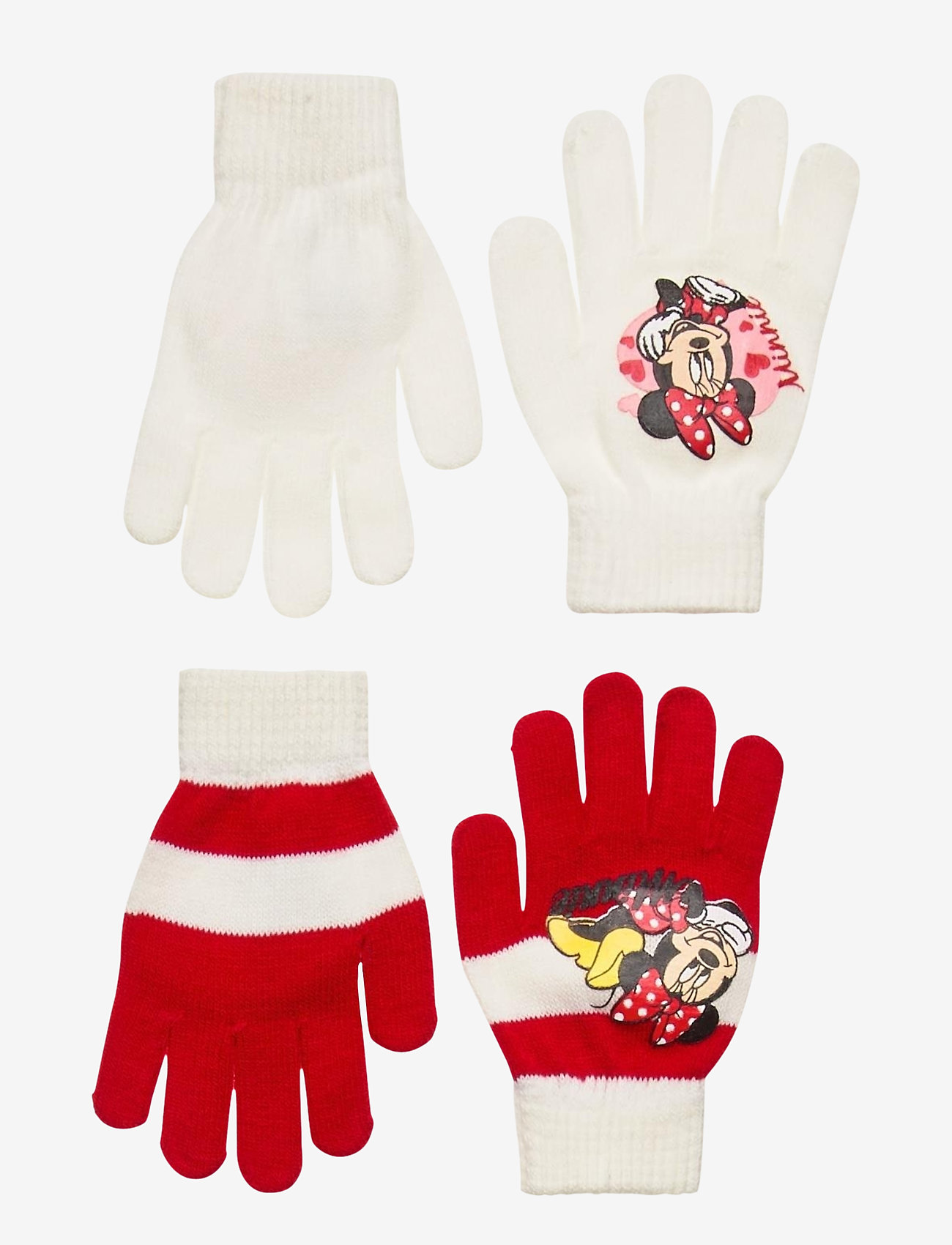 Disney - SET 2 PCS HAT & GLOVES - red - 0