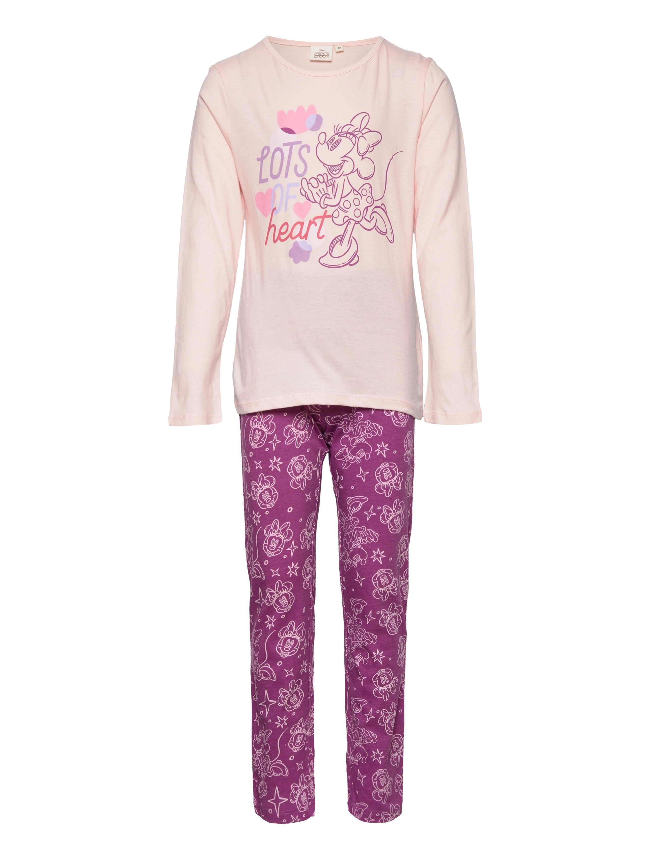 Minnie Mouse Pyjalong Imprime, 116, Pyjamas, Rosa - Pyjama Sets, Kinder