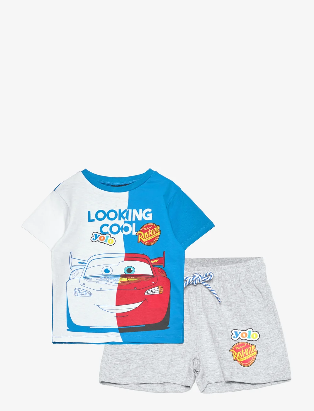 Biler - T SHIRT + SHORT - sæt med kortærmet t-shirt - blue - 0