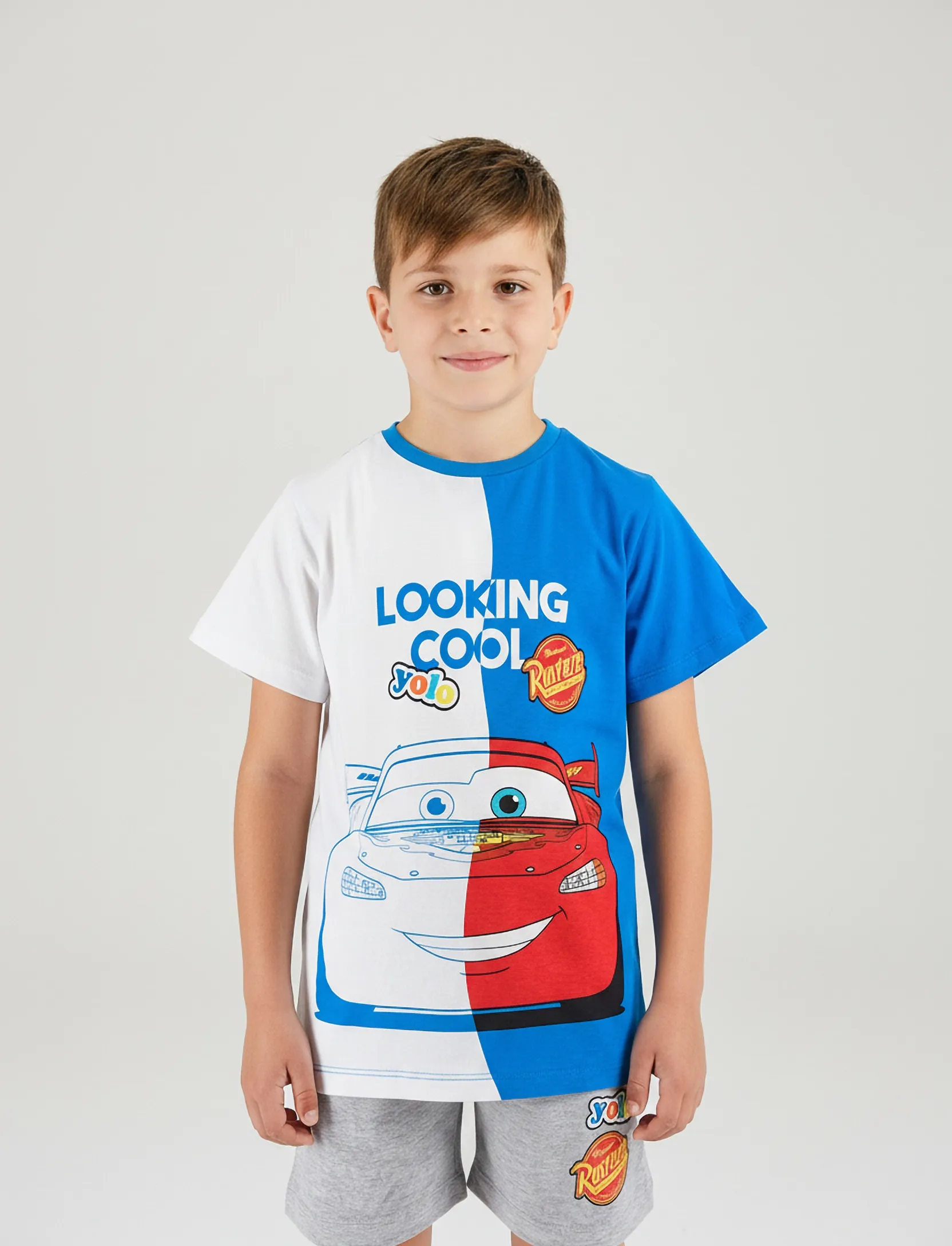 Cars T SHIRT + SHORT - Sets mit kurzärmeligem T-Shirt - BLUE / blue