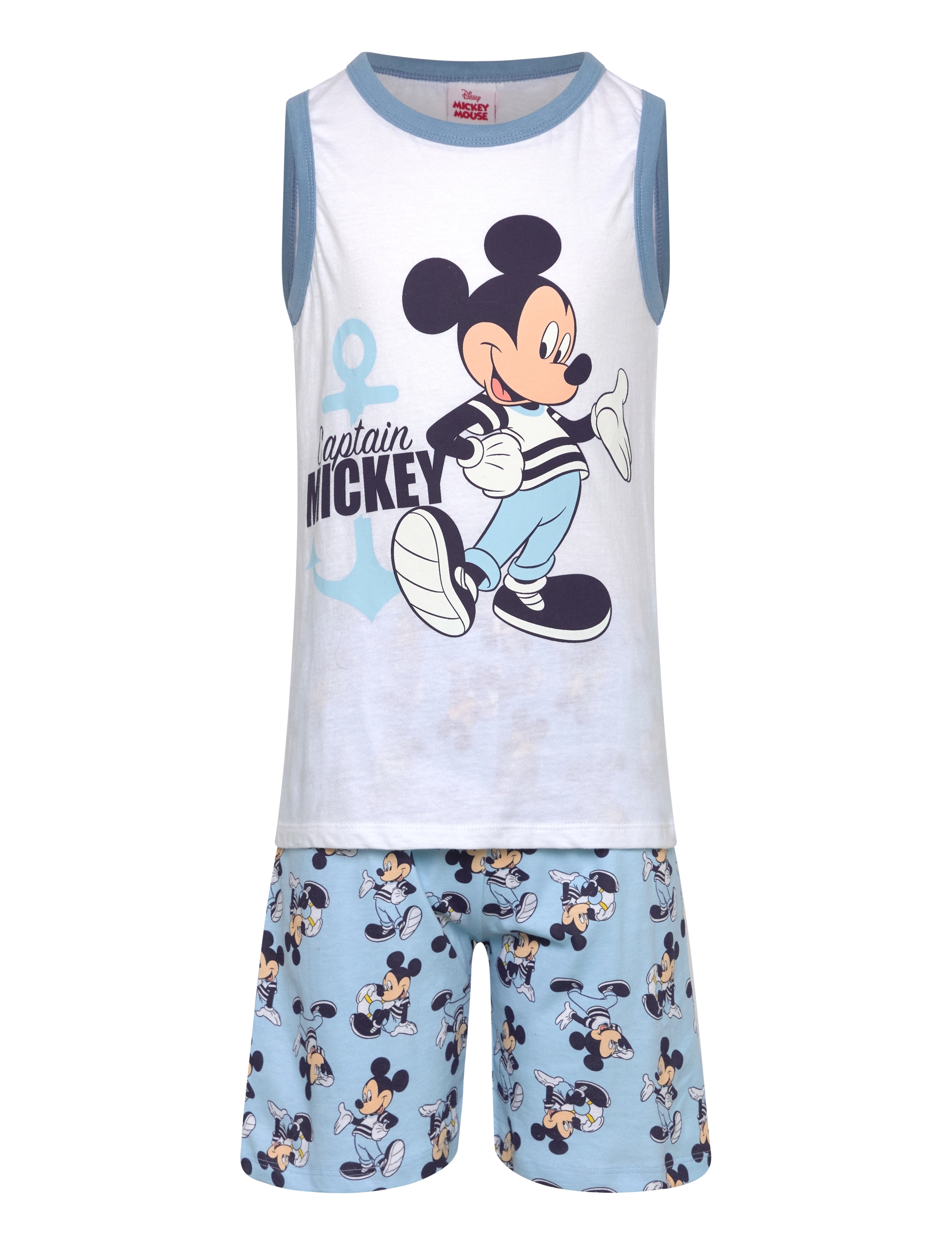 Mickey Mouse Pyjama, 98, Pyjamas, Weiß - Pyjama Sets, Kinder