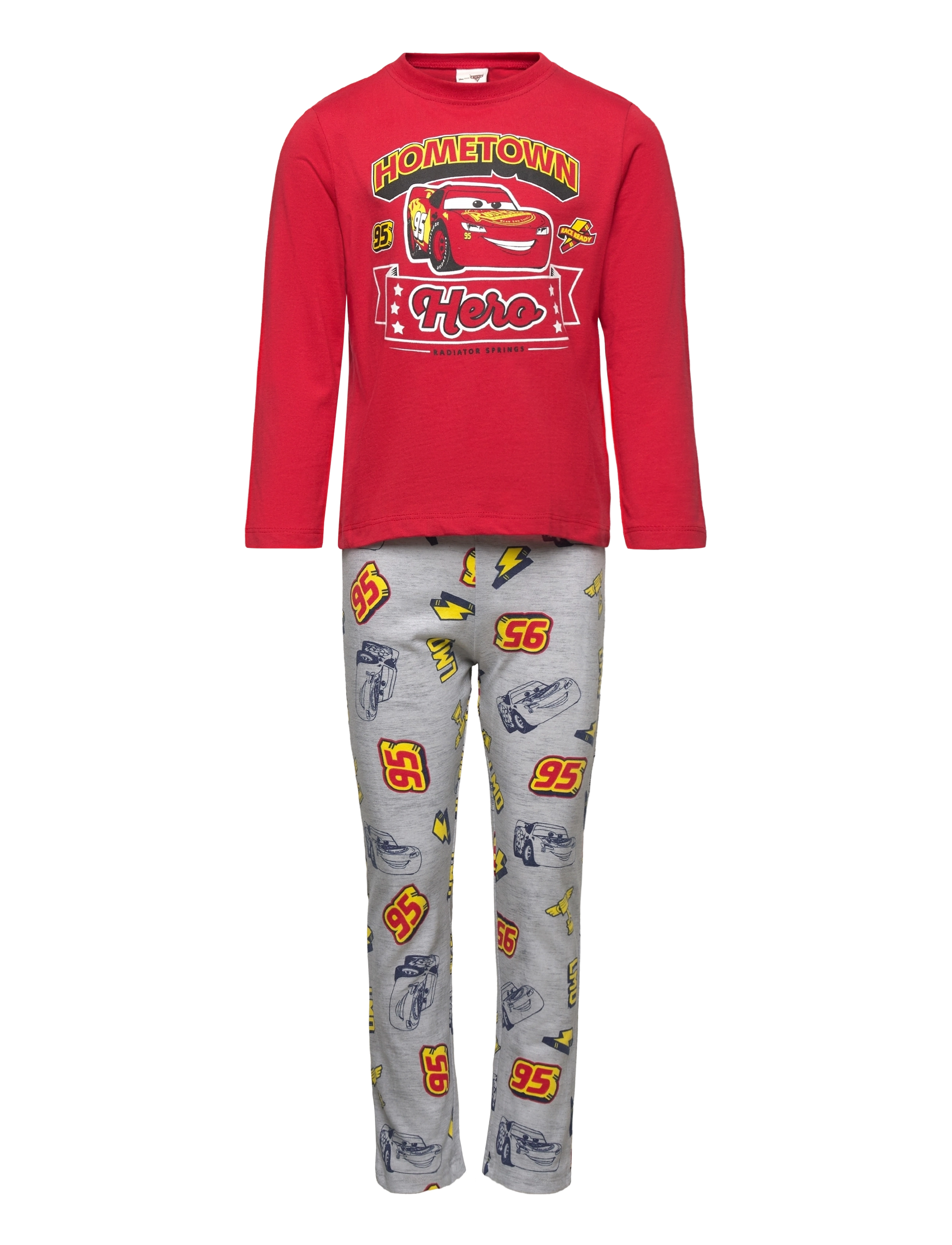 Biler Pyjama, 116, Pyjamas, Rot - Pyjama Sets, Kinder