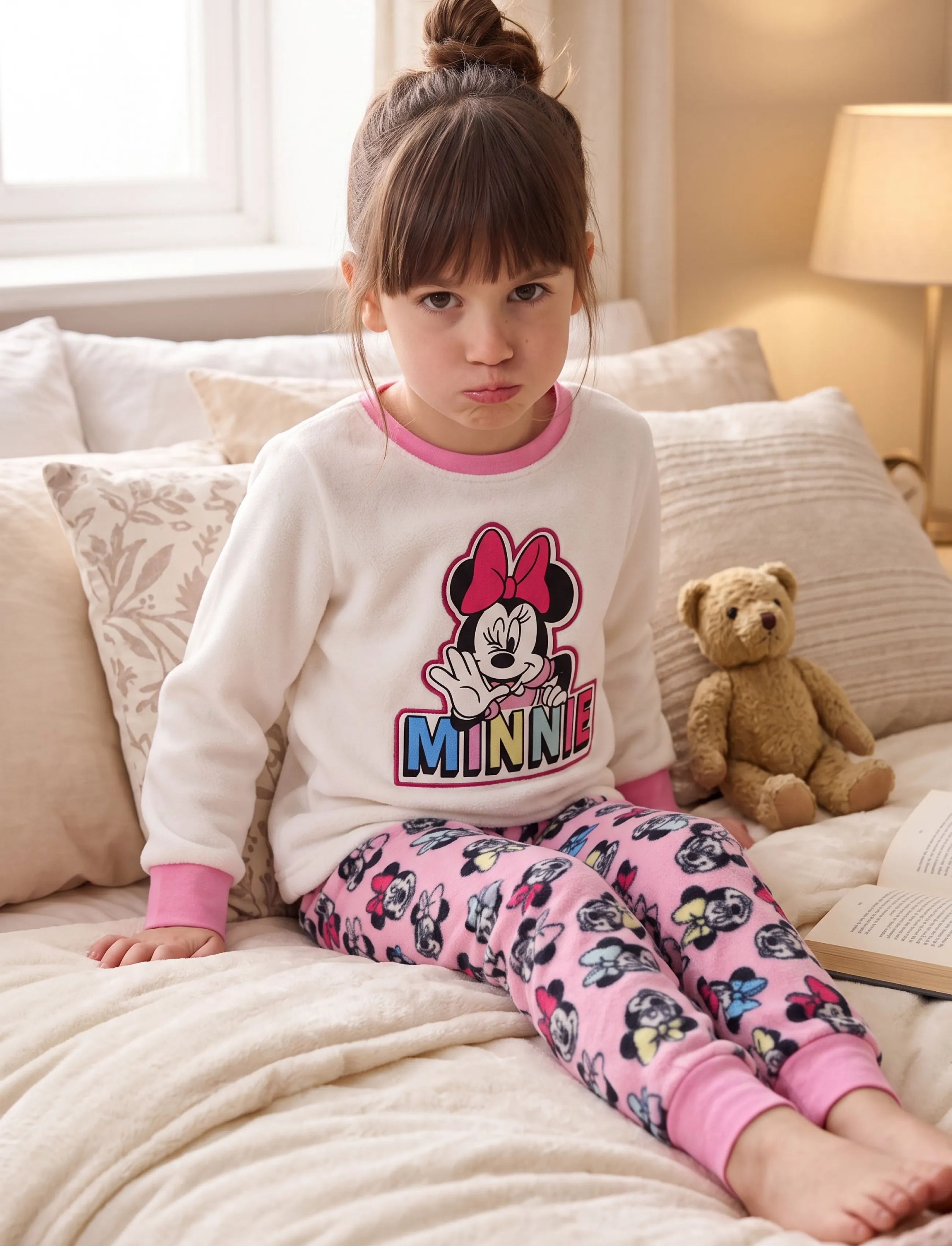 Minnie Mouse Pyjama, 98, Pyjamas, Weiß - Pyjama Sets, Kinder