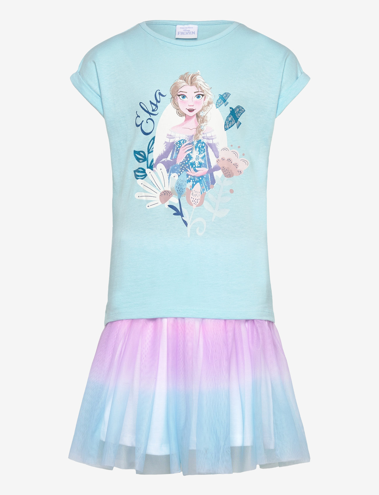 Frozen - T SHIRT + SHORT - sets with short-sleeved t-shirt - blue - 0
