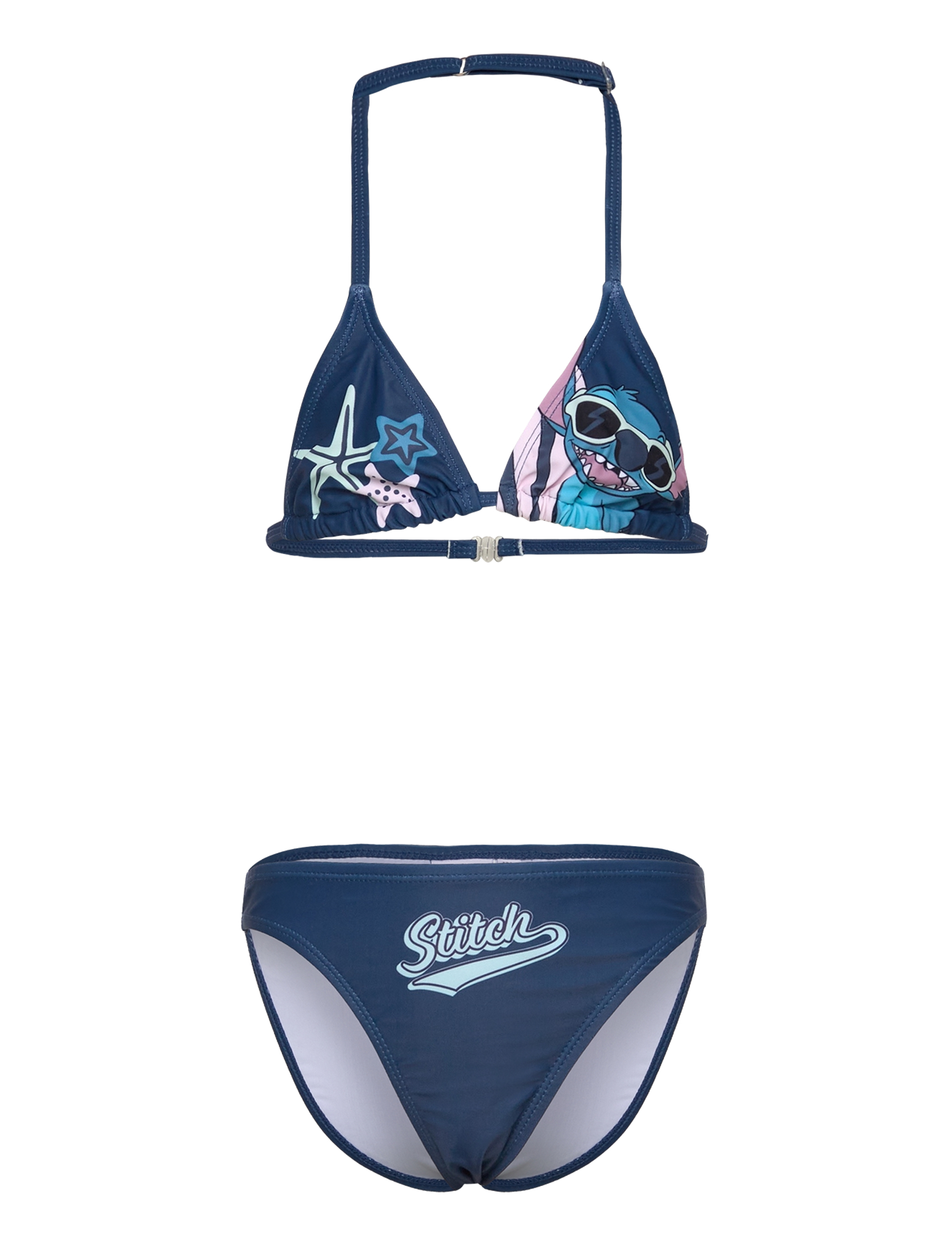 Lilo & Stitch Swimsuit, Børn, Bikini, Blå, Str: 176