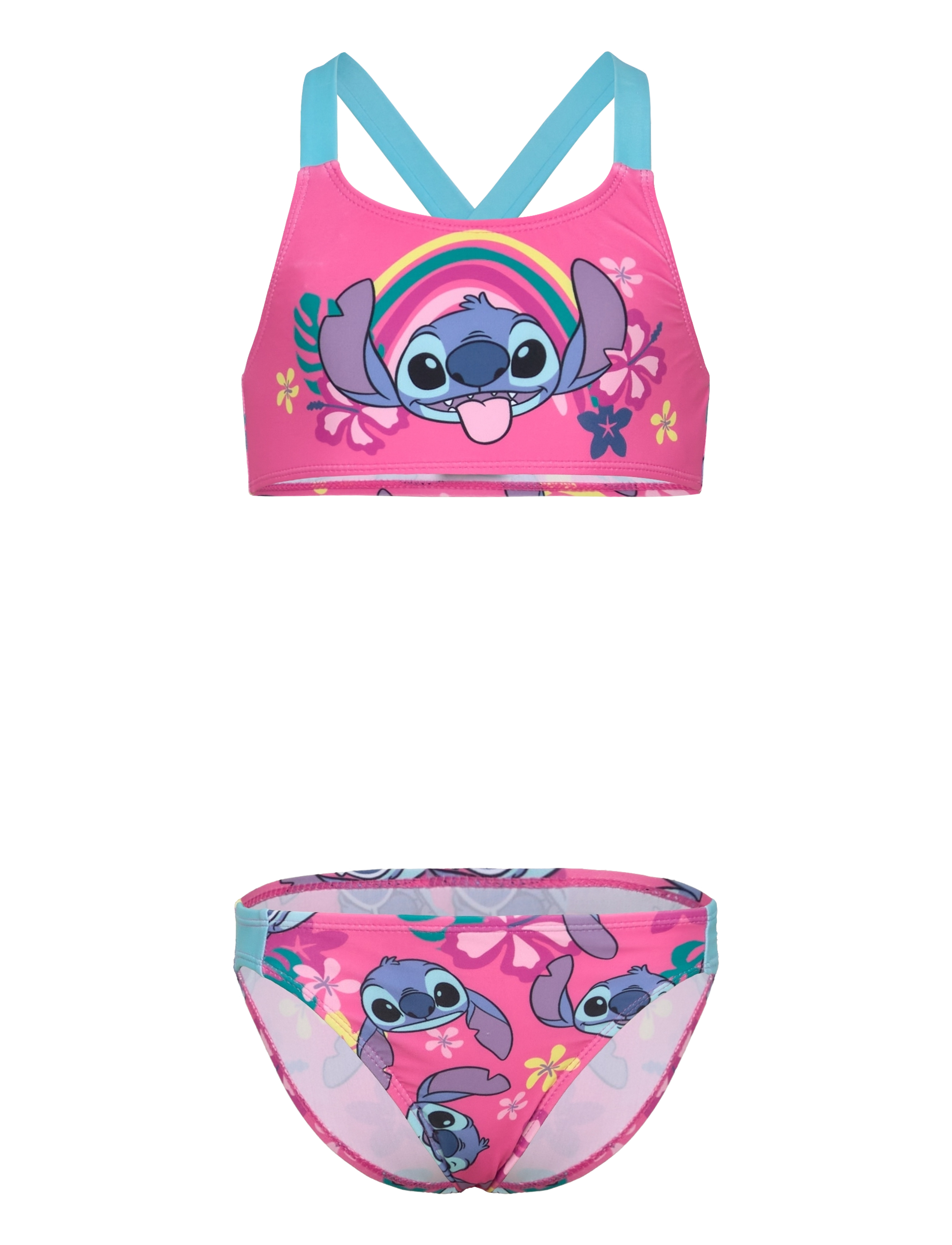 Lilo & Stitch Swimsuit, Børn, Børne Bikini, Pink, Str: 98