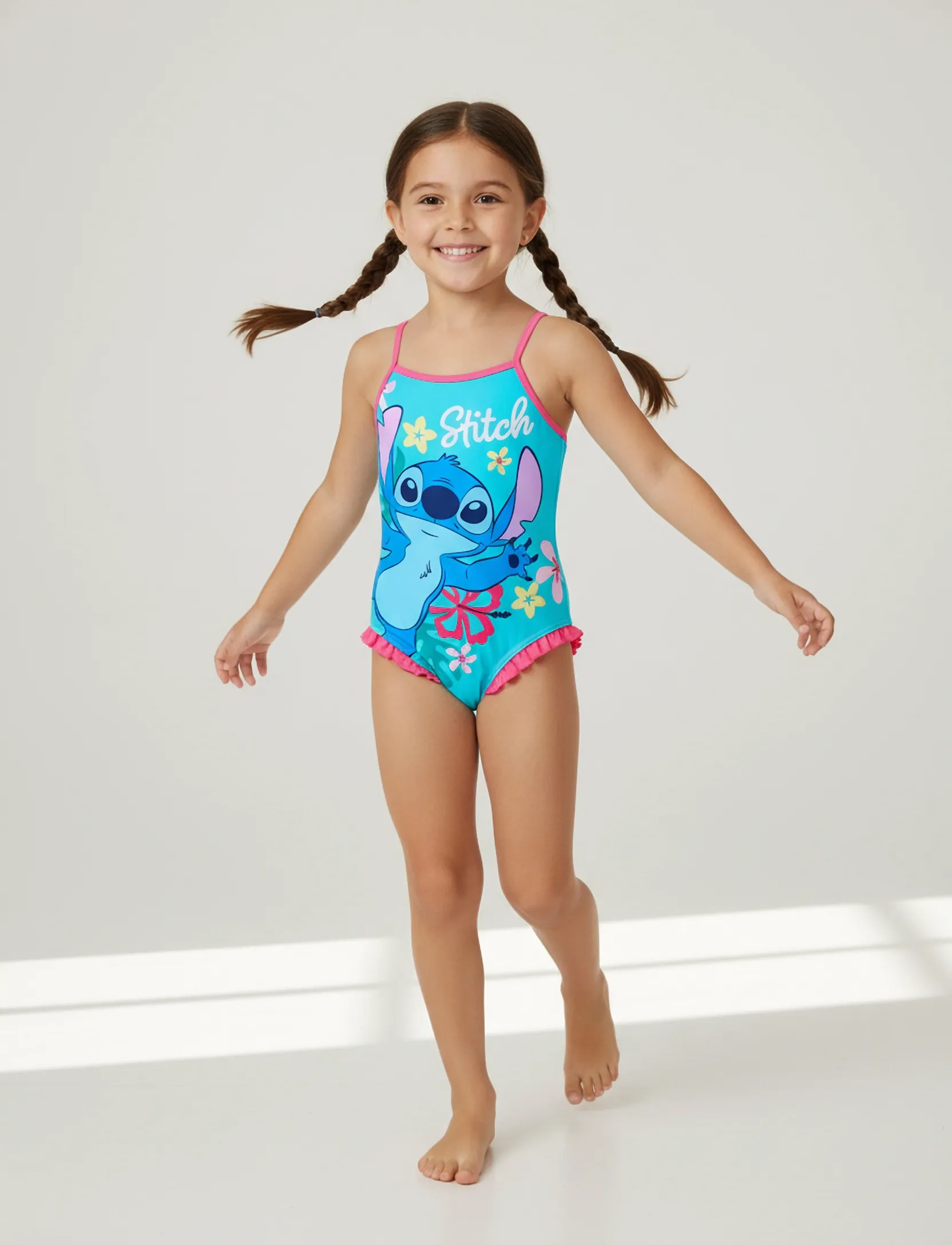 Lilo & Stitch Swimsuit, 104, Bademode, Blau - Swimsuits, Kinder