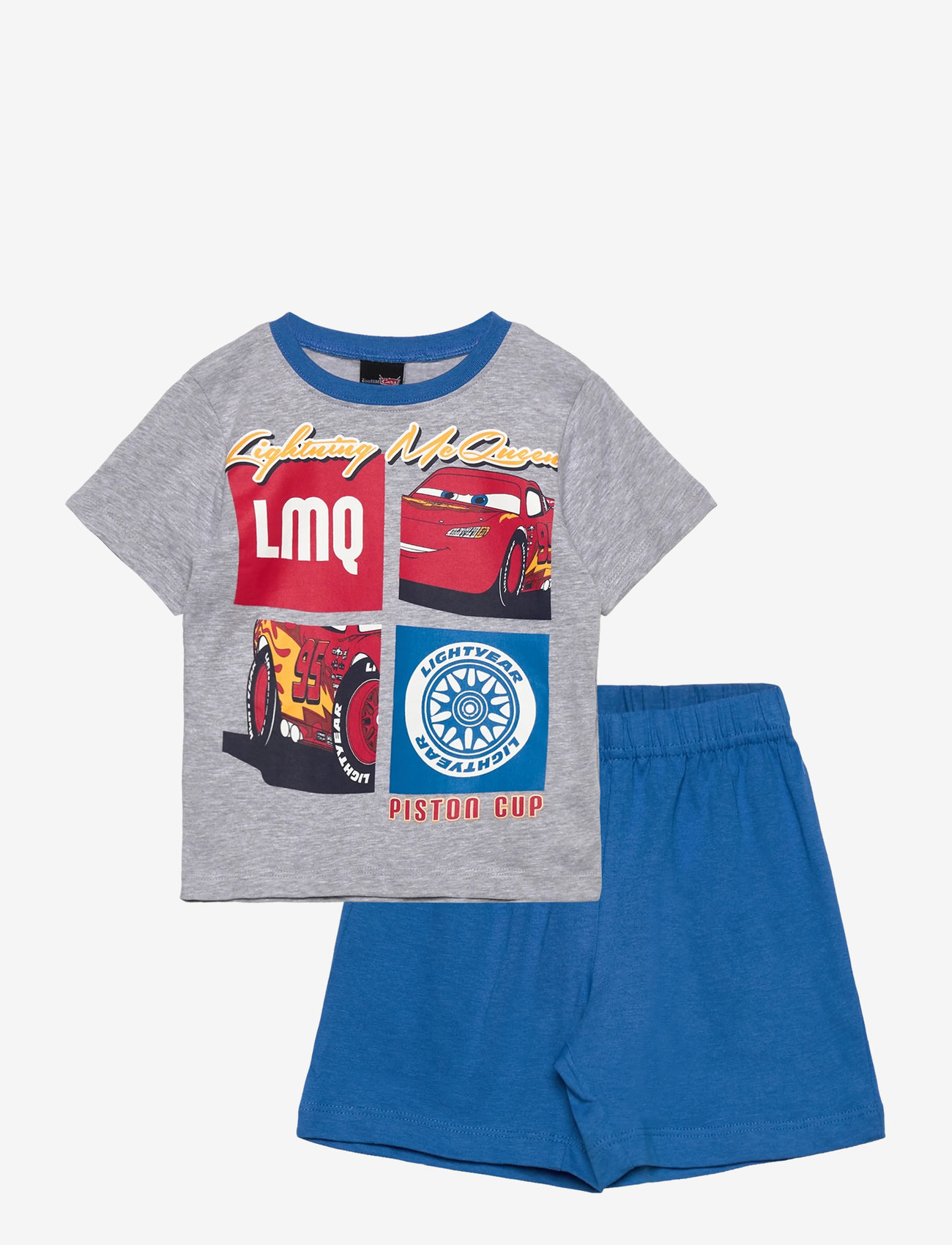 Biler - PYJAMA - sets with short-sleeved t-shirt - lgrey - 0