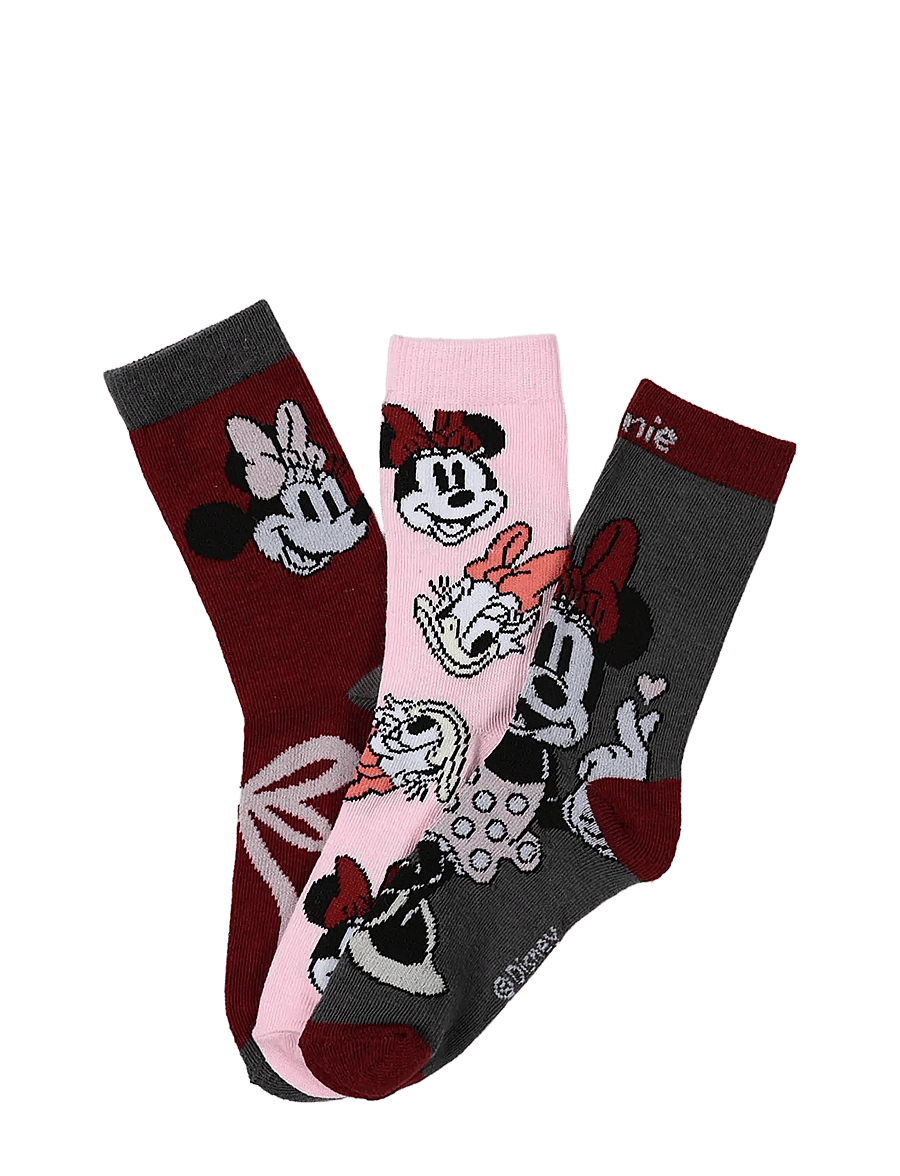 Minnie Mouse - SOCKS - socks - burgundy - 0