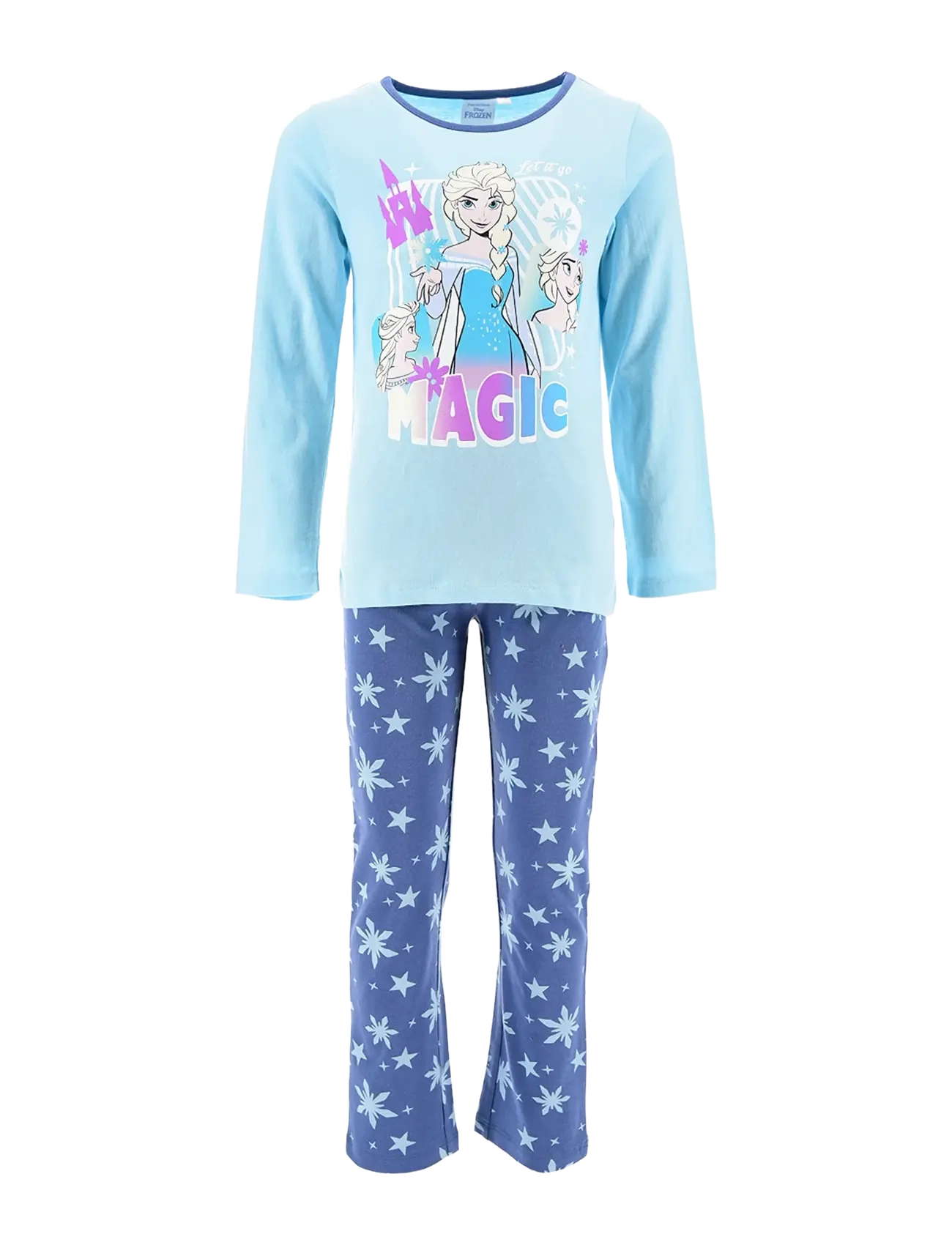 Disney Pyjama, Kinder, Kinder Pyjama Set, Blau, Gr: 116