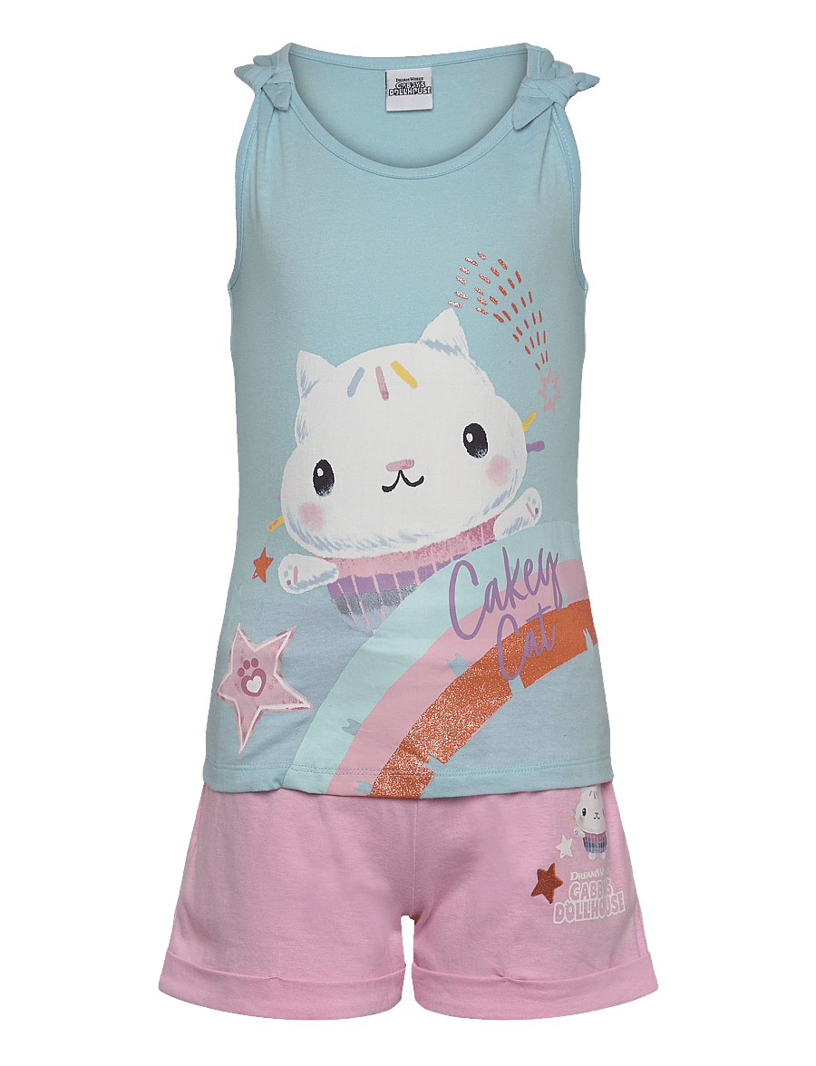 Gabby's Dollhouse - T SHIRT + SHORT - sets mit kurzärmeligem t-shirt - blue - 0
