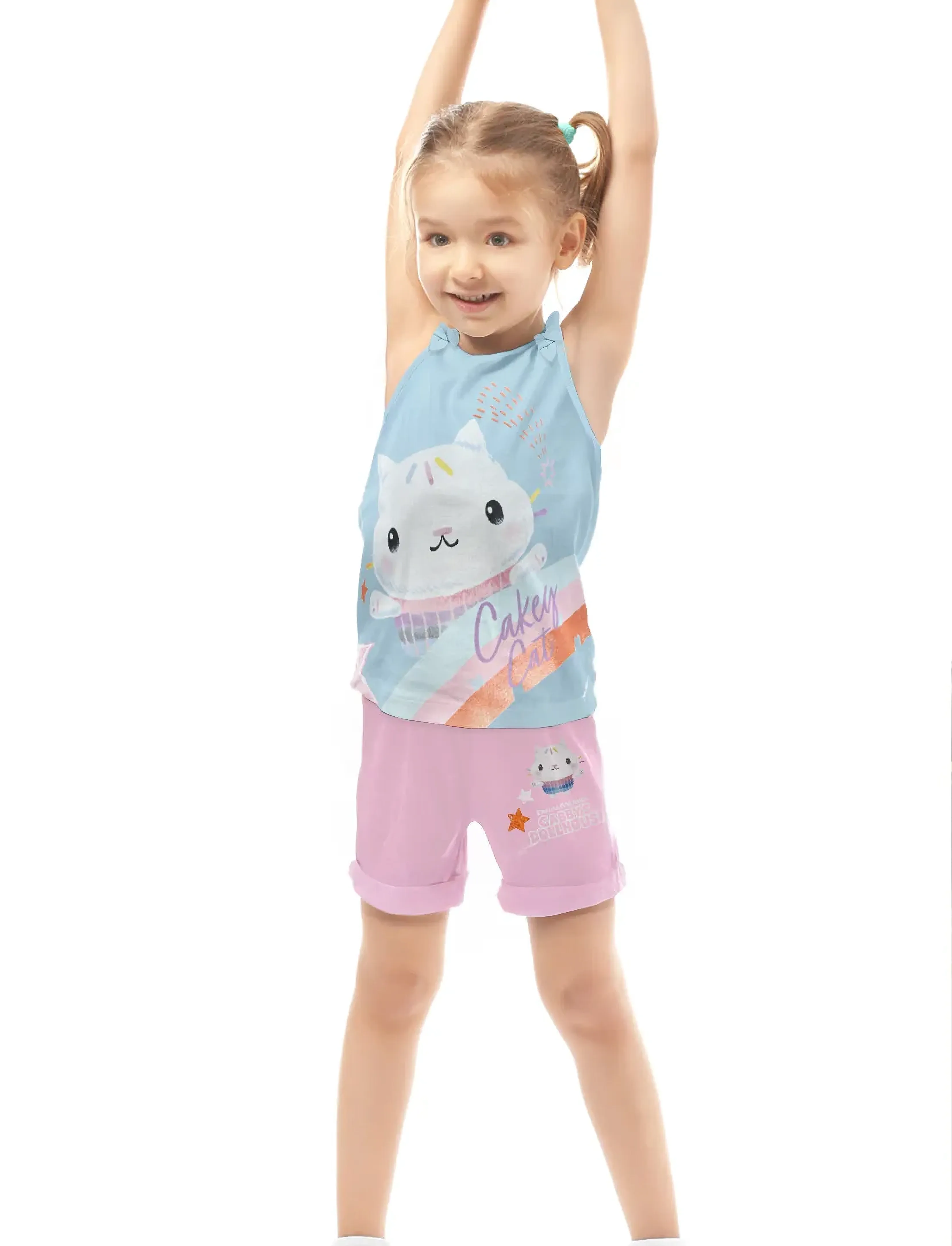 Gabby's Dollhouse T SHIRT + SHORT - Set - BLUE / blue