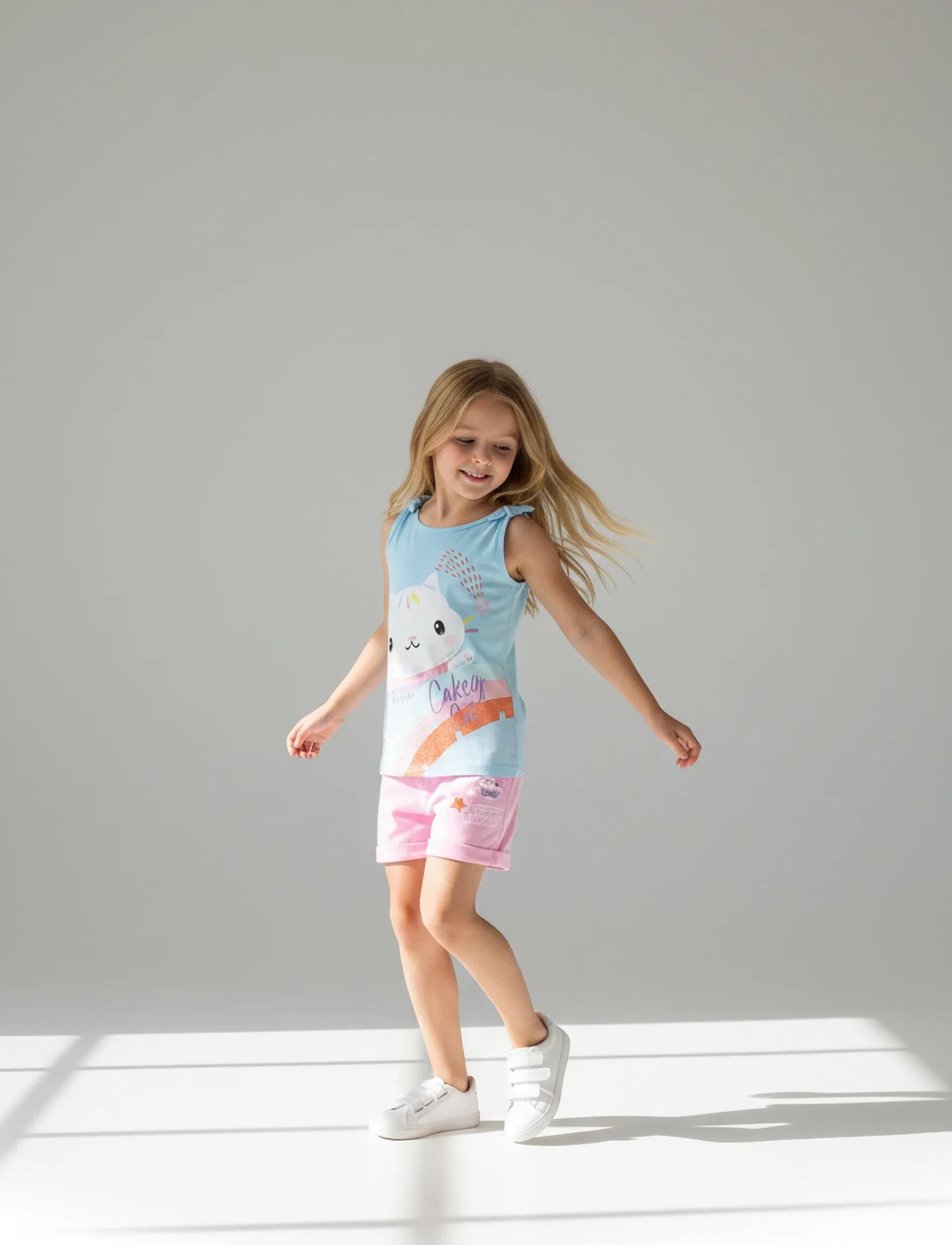 Gabby's Dollhouse - T SHIRT + SHORT - komplektid lühikeste varrukatega t-särgiga - blue - 4
