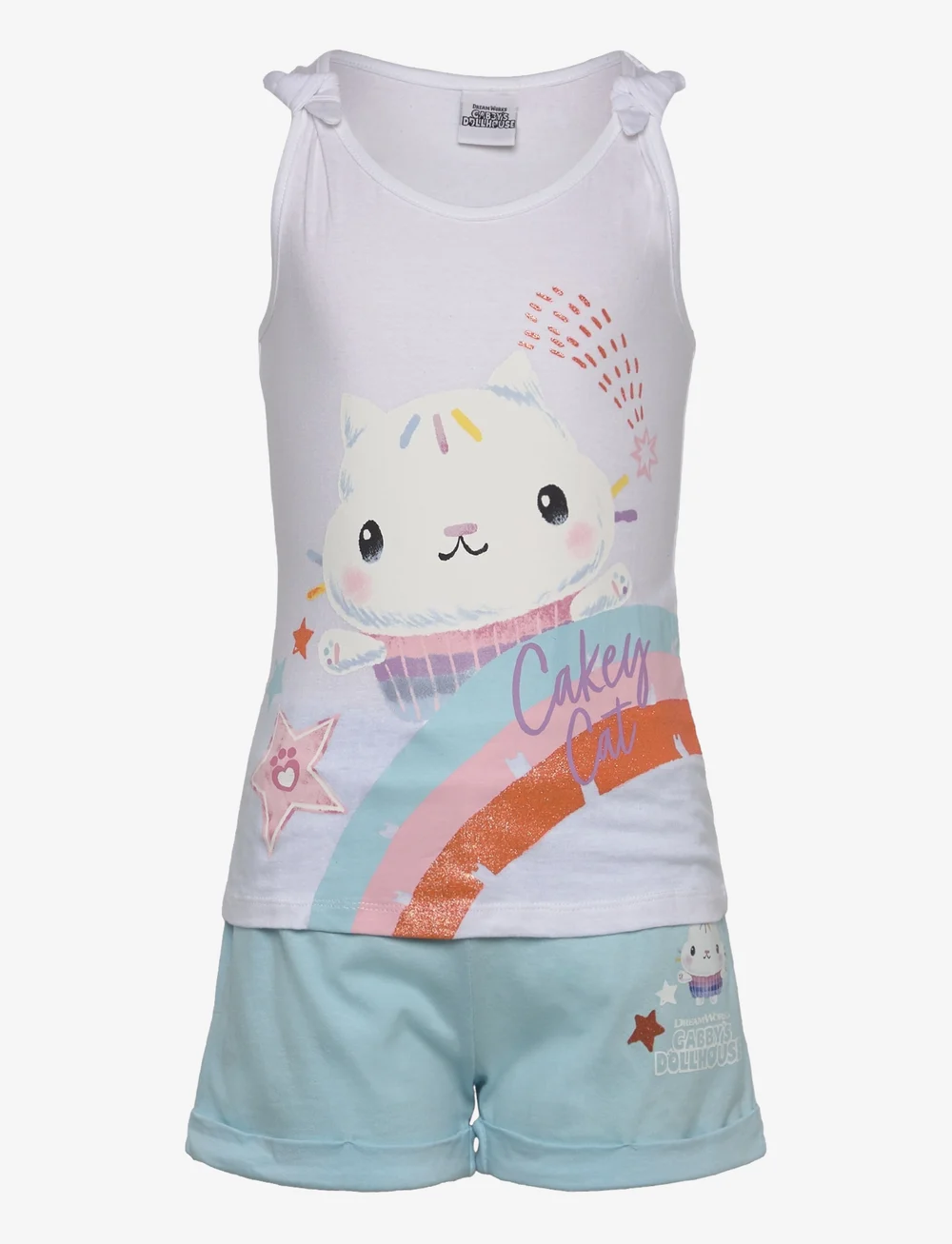 Gabby's Dollhouse - T SHIRT + SHORT - set med kortärmad t-shirt - white - 0