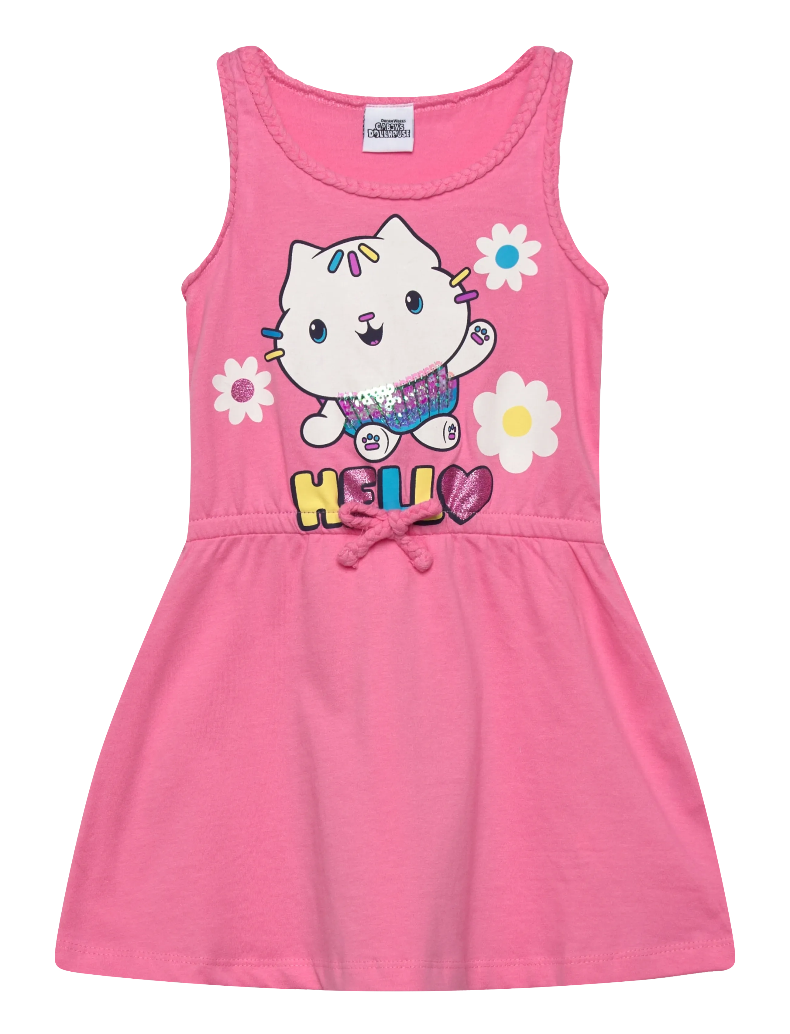 Gabby's Dollhouse DRESS - 4 for 3 - PINK / pink/rose