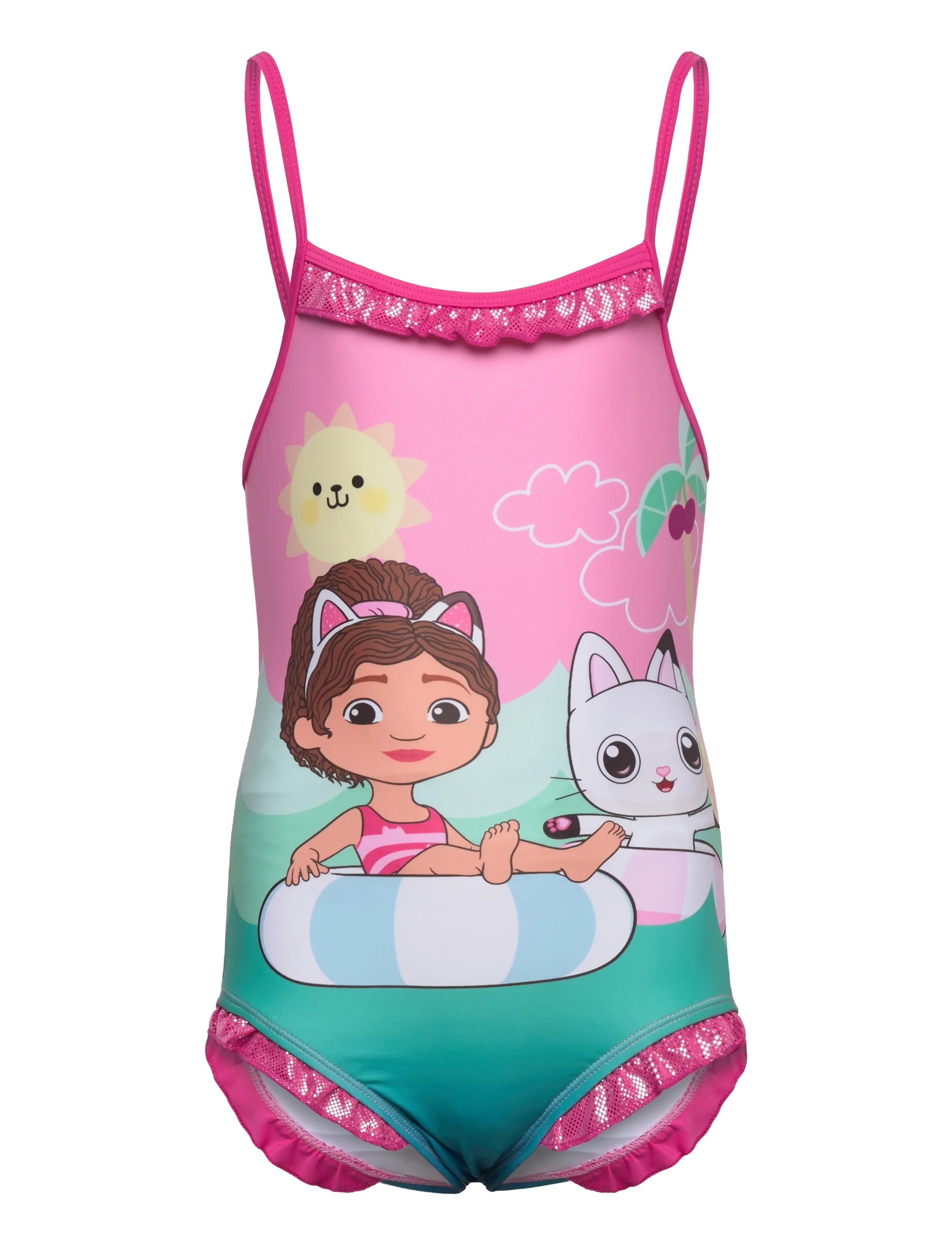 Gabby's Dollhouse Swimwear, Børn, Badedragt, Pink, Str: 128
