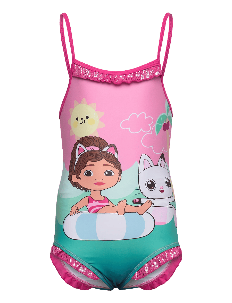 Gabby's Dollhouse - swimwear - baddräkter - pink - 0