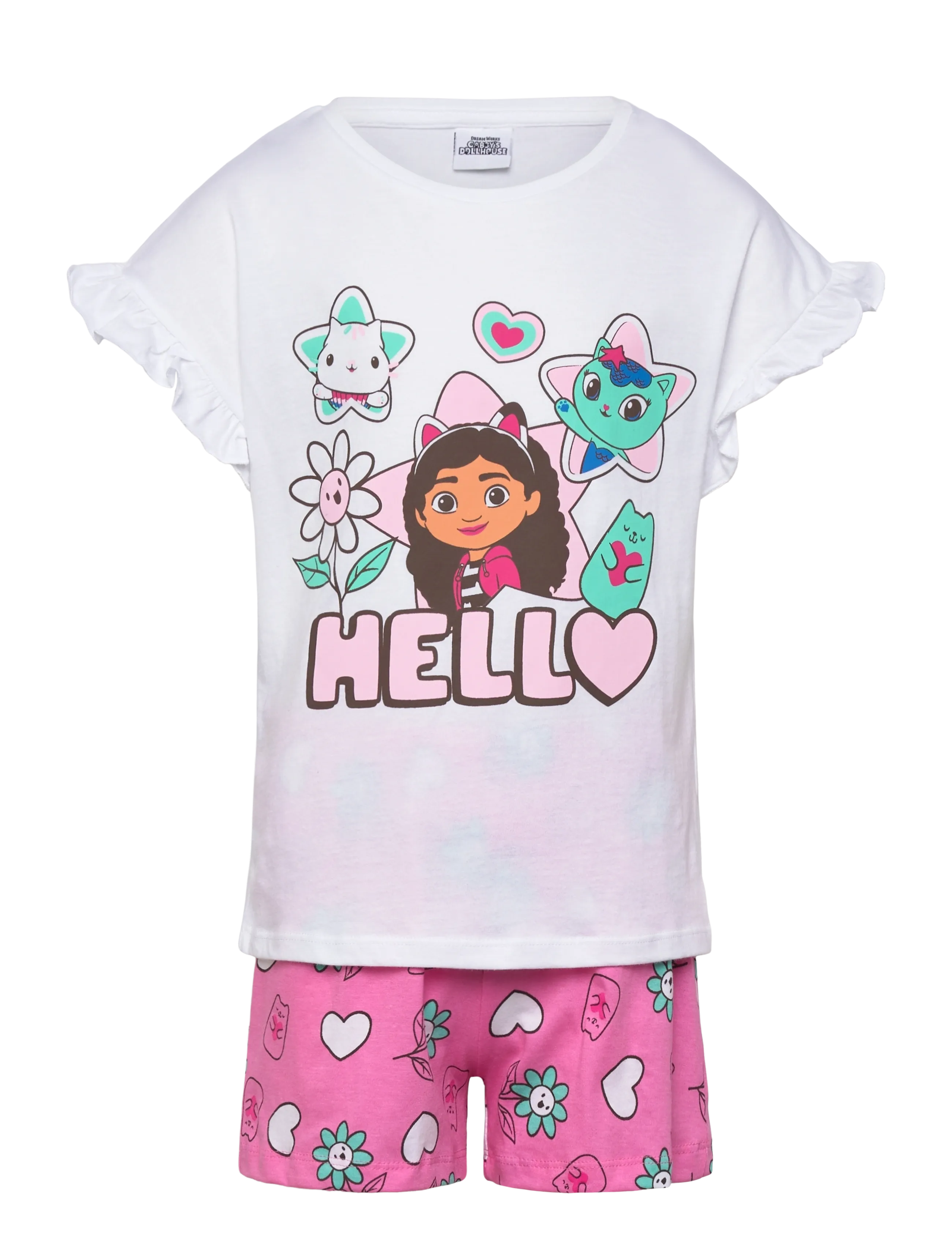 Gabby's Dollhouse PYJAMA - Sovplagg - WHITE / pink/rose