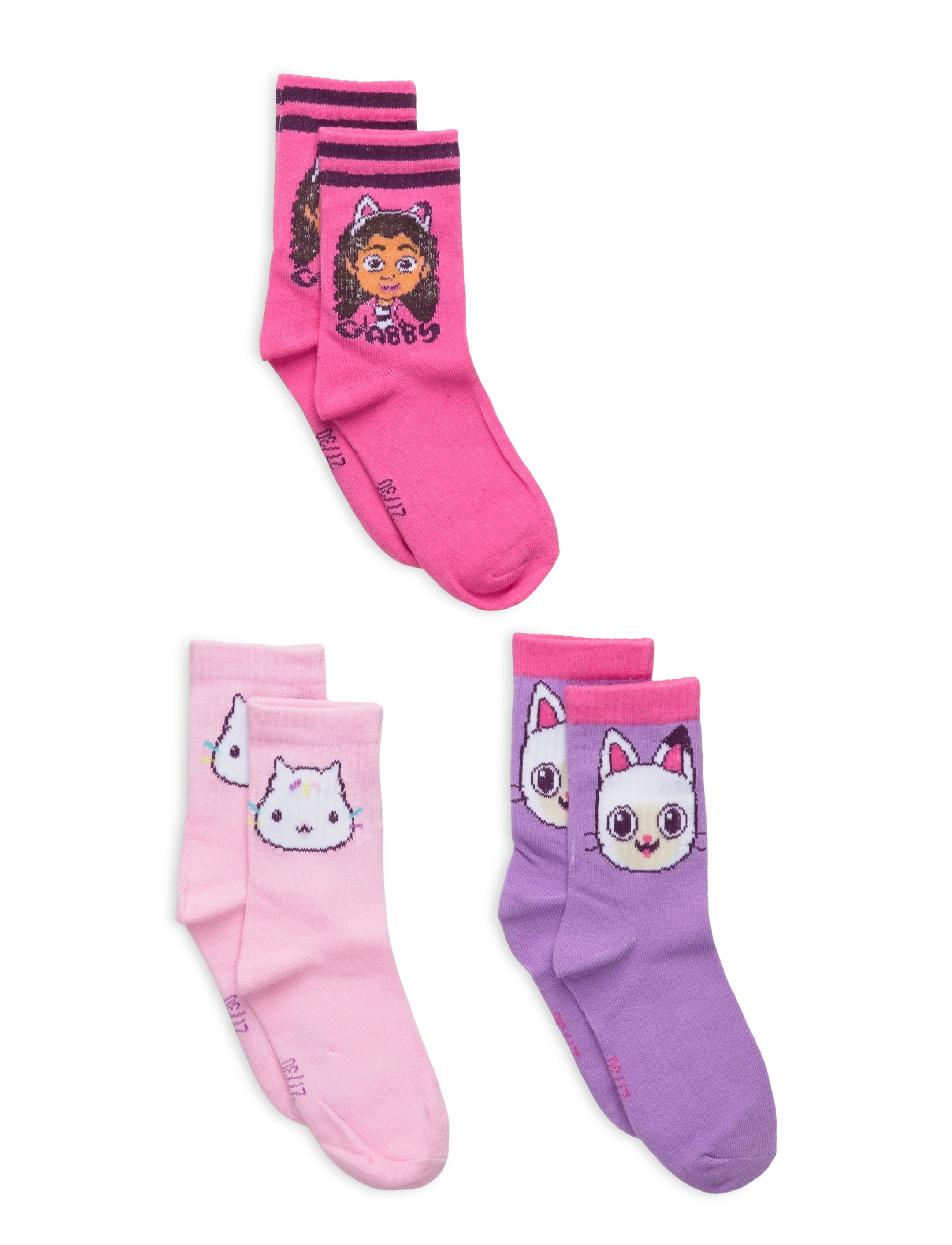 Gabby's Dollhouse Socks, Børn, Karakterstrømper, Pink, Str: 23/26