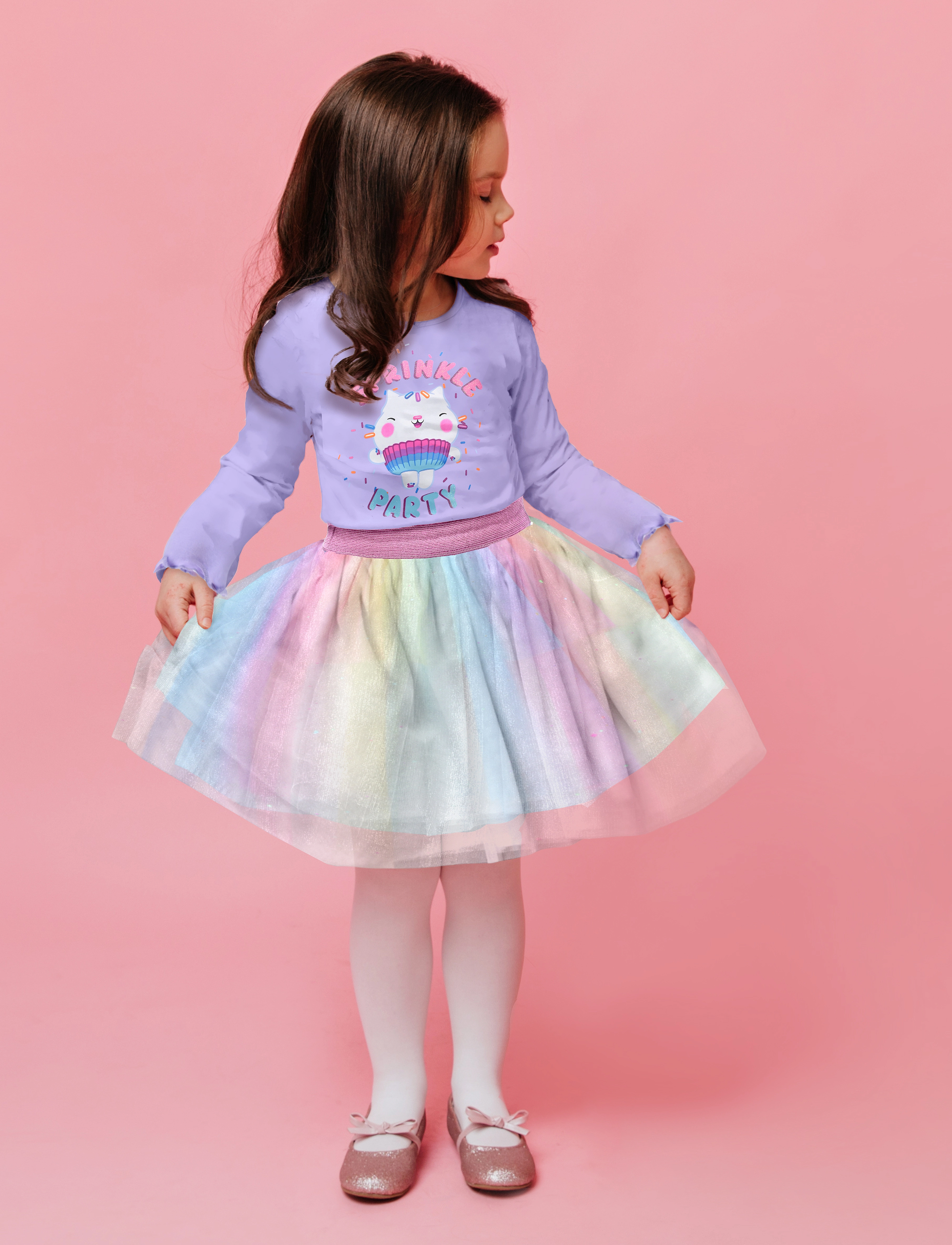 Gabby's Dollhouse Dress, 98, Purple, Kjoler > Festkjoler, Børn
