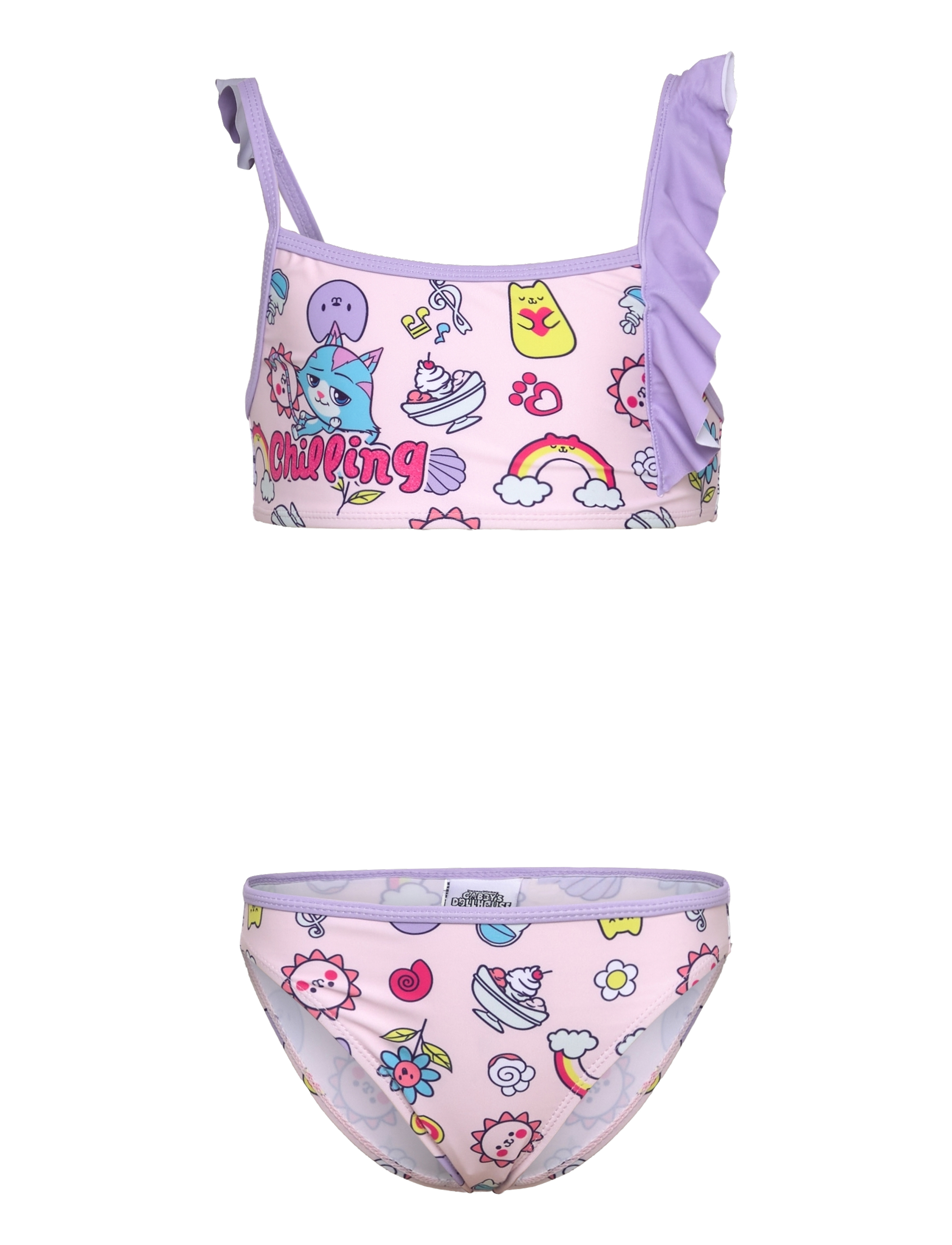 Gabby's Dollhouse Swimsuit, 104, Purple, Badetøj > Bikinier, Børn