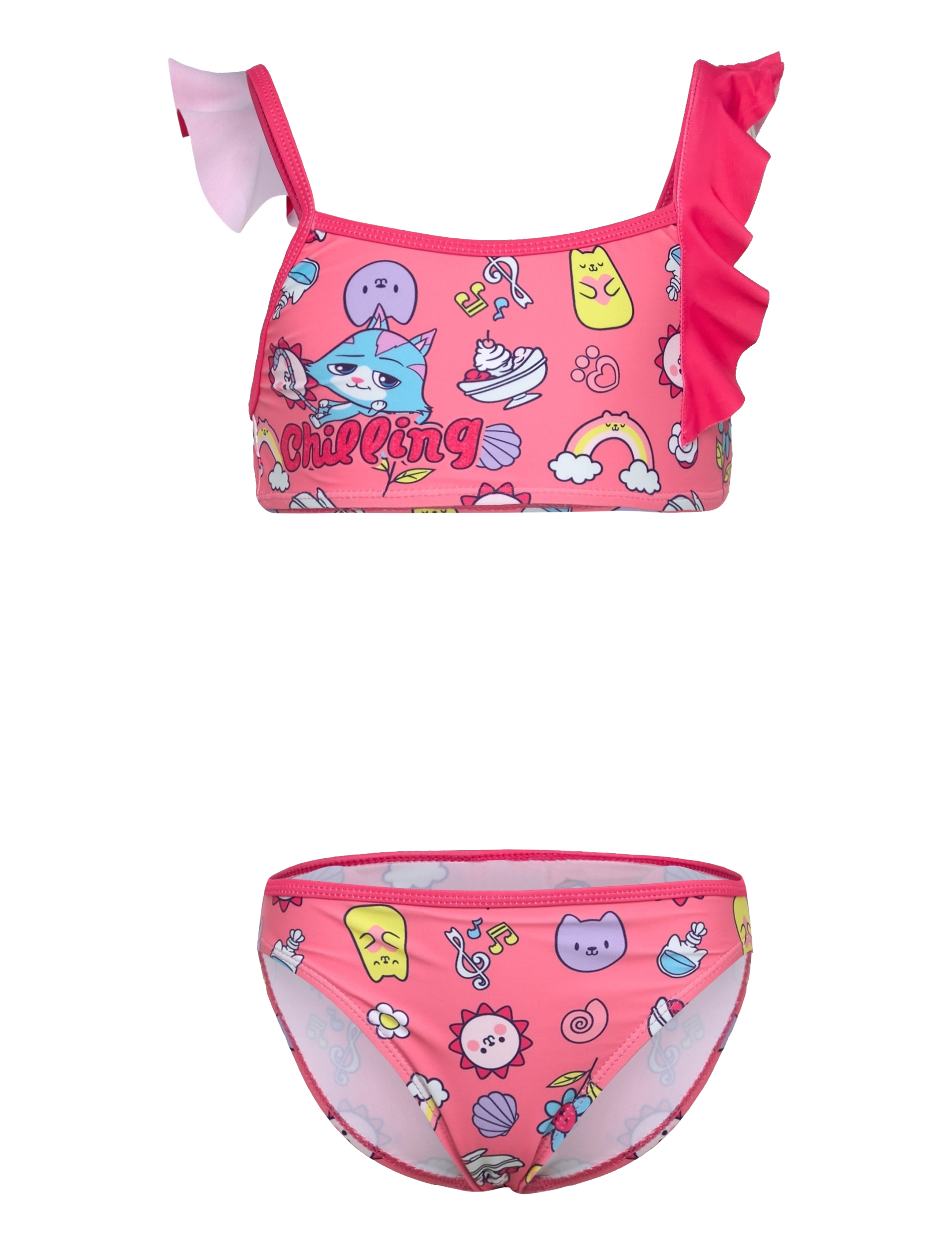 GABBY'S DOLLHOUSE Badeanzug Pink - 128 - Kinder