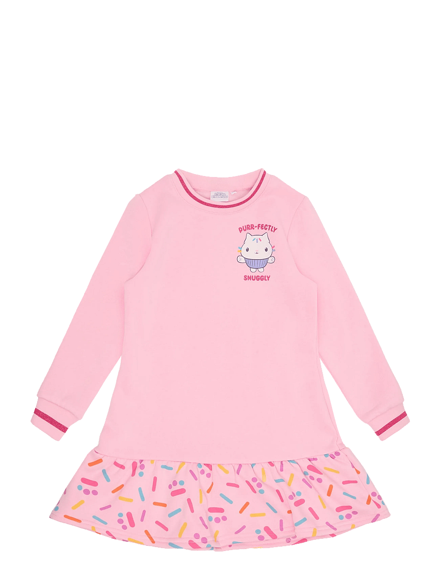 Gabby's Dollhouse - DRESS - long-sleeved casual dresses - pink - 0